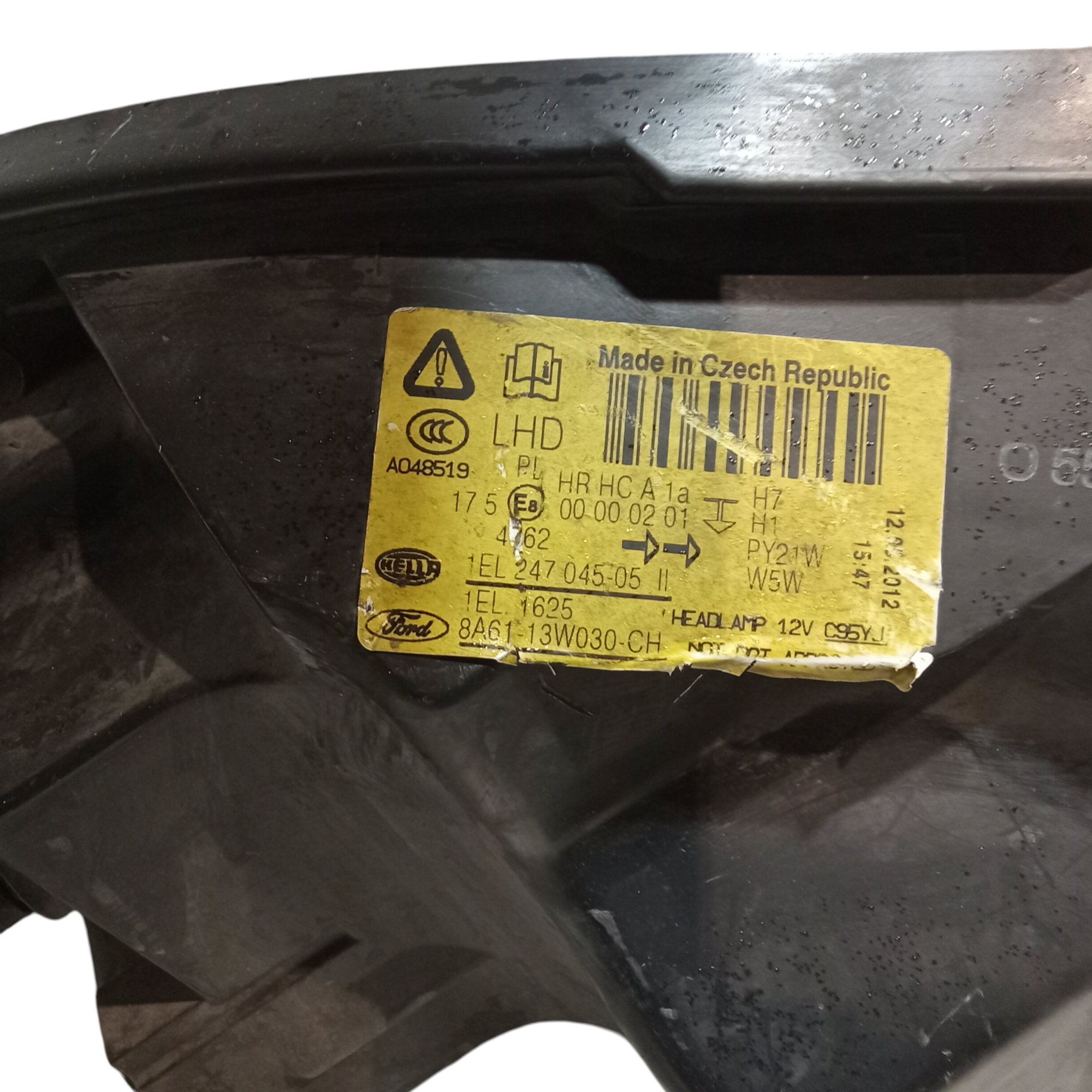 Faro anteriore Sinistro Guida per Ford Fiesta 4 Serie (2002 - 2005)