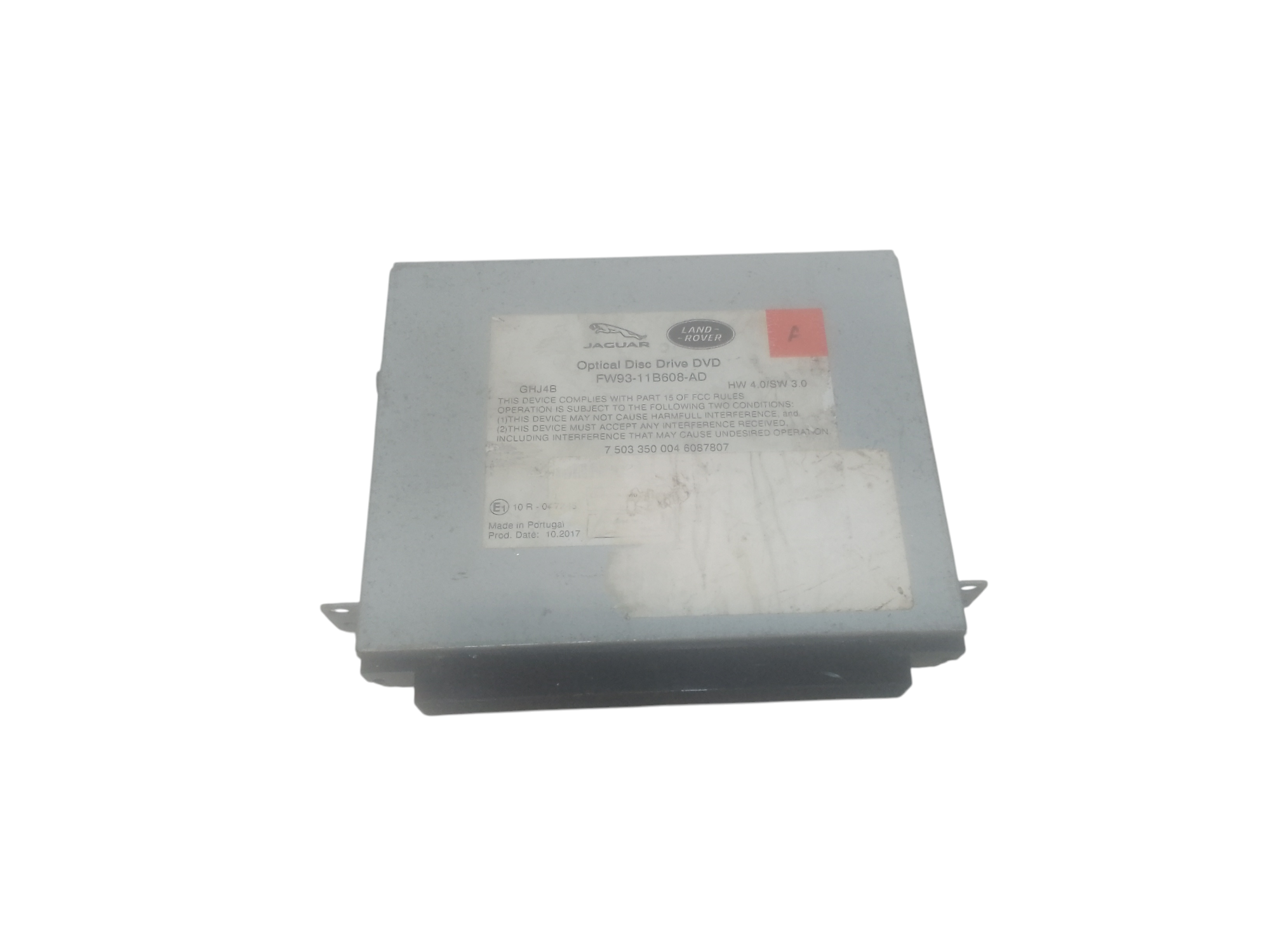 Lettore DVD per Jaguar F-pace Serie (16>) (2016 - In produzione)