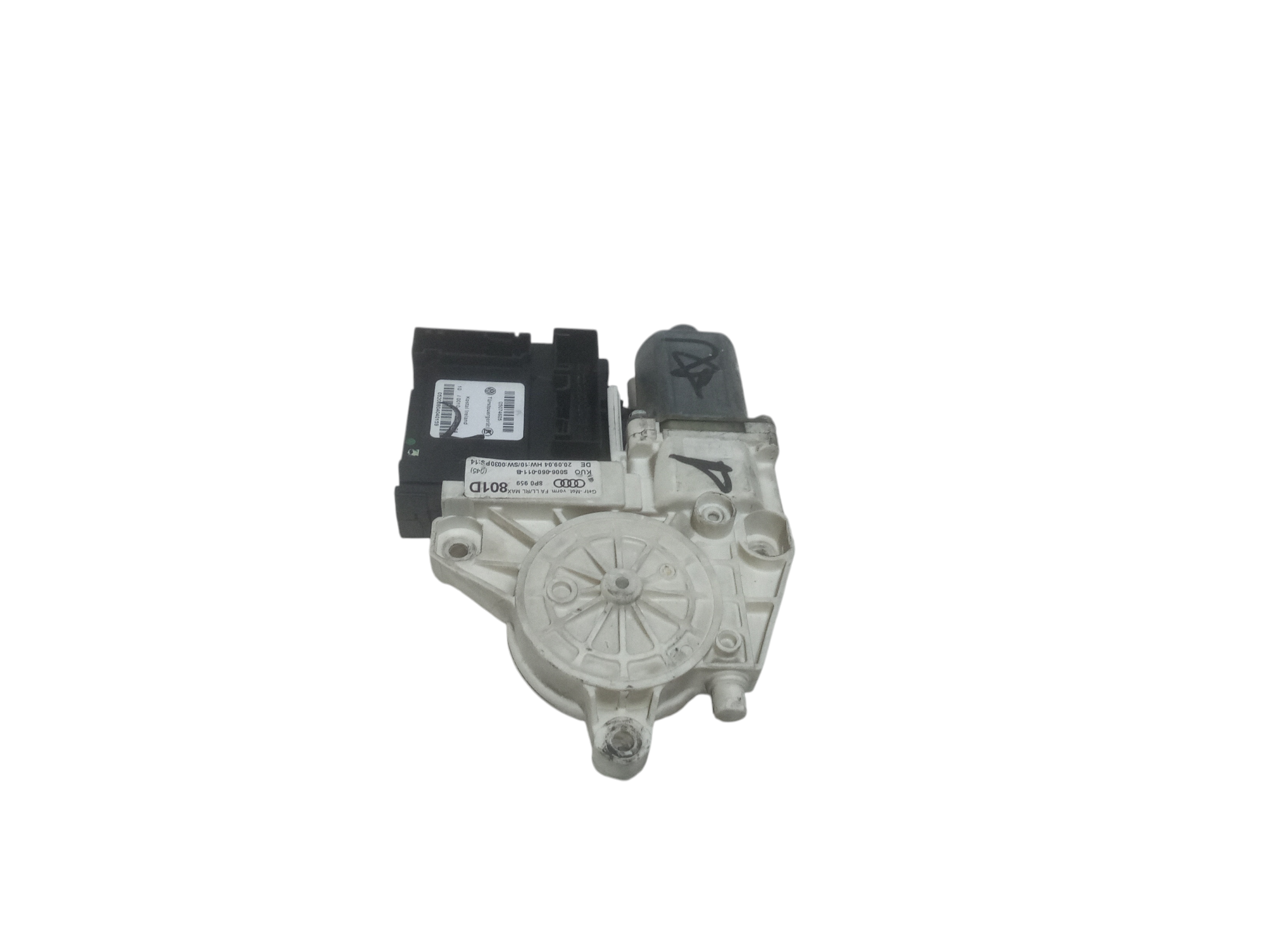 Motorino Alzavetro anteriore destra per Audi A3 Sportback (8pa) (08>12) (2008 - 2012)