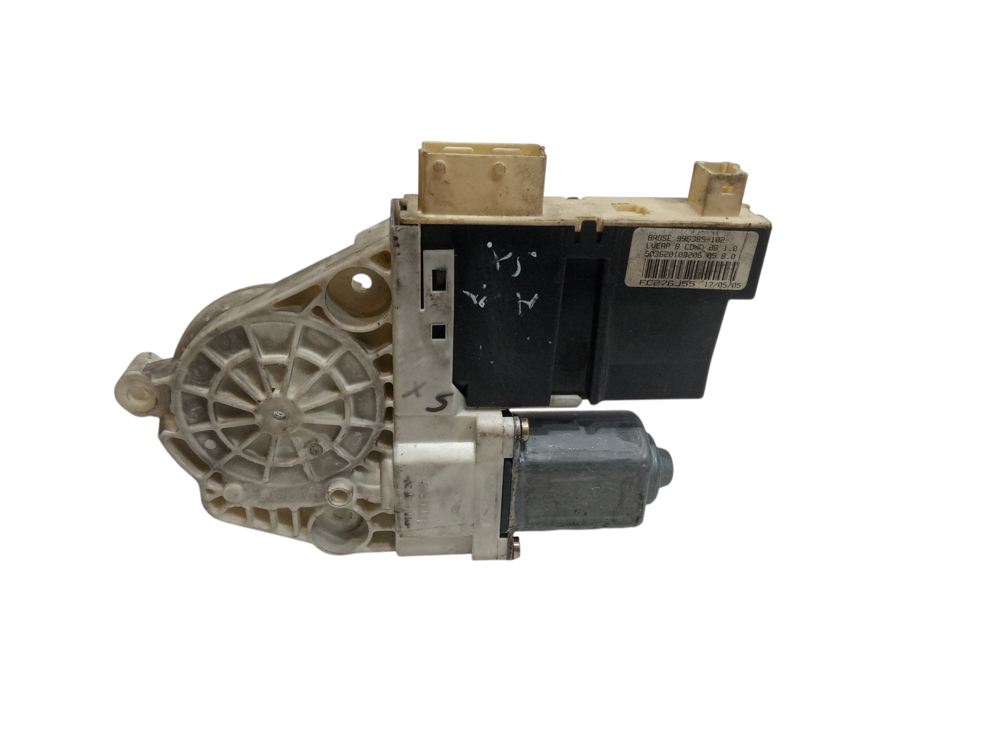 Motorino Alzavetro anteriore Sinistro per Fiat Ulysse 3 Serie (2002 - 2008)