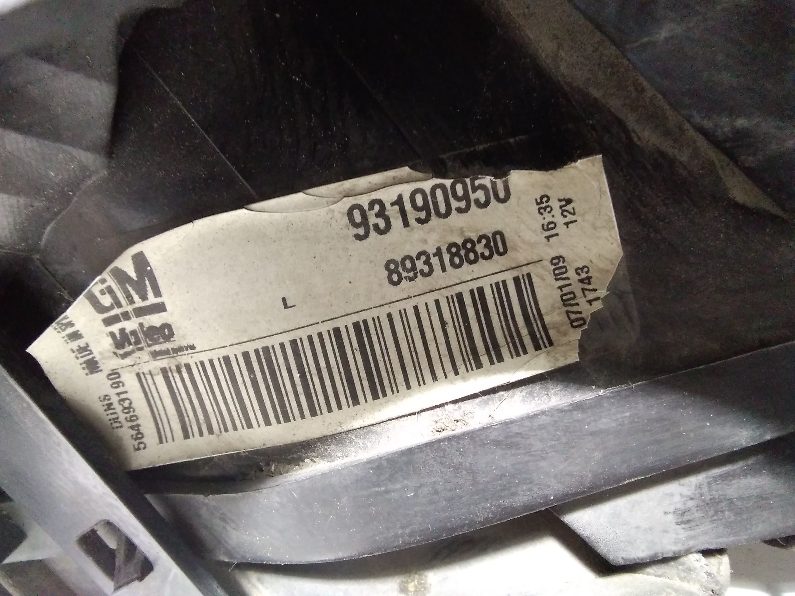 Stop fanale Posteriore sinistro lato Guida OPEL Corsa D 5P 1 Serie