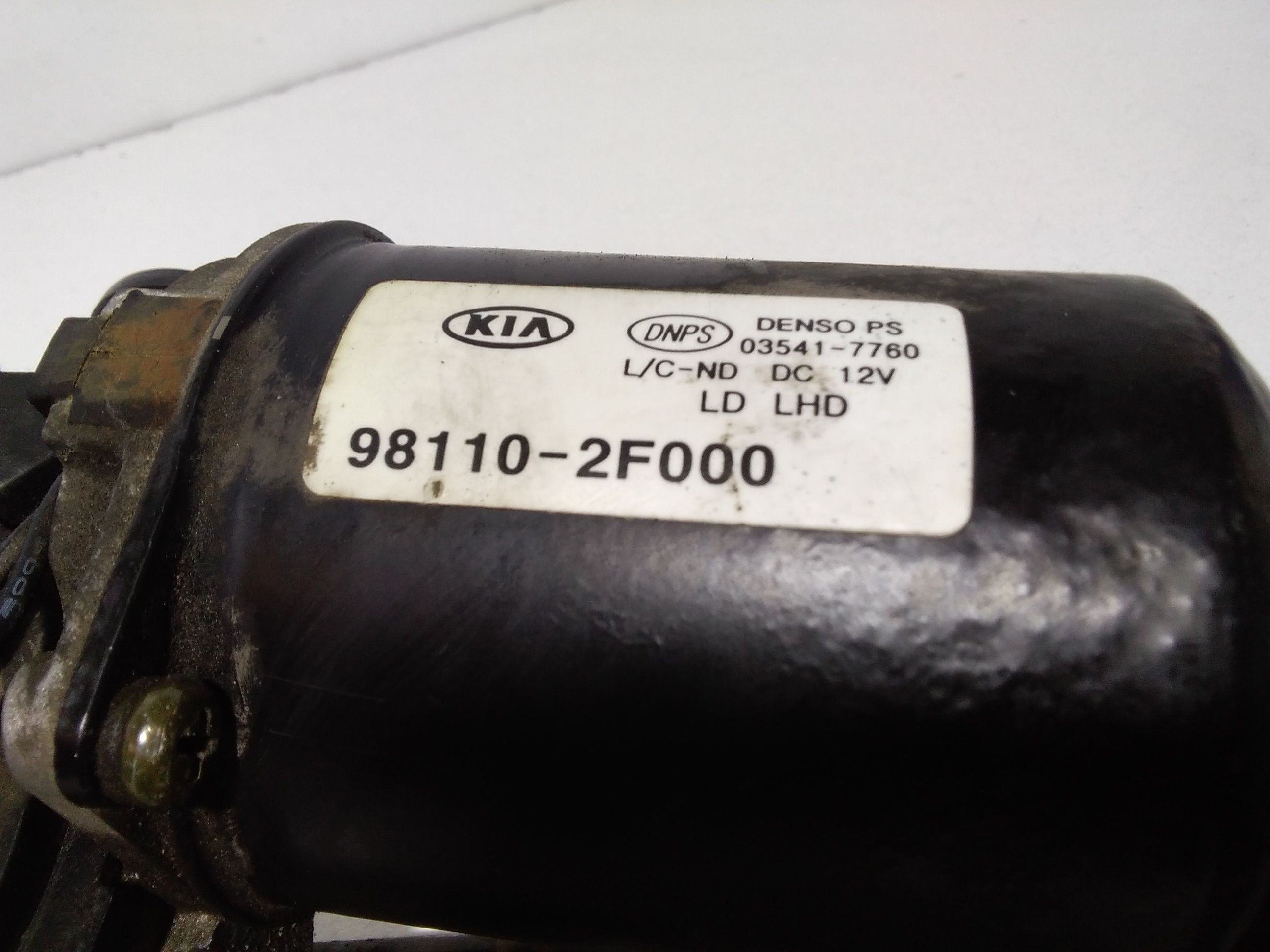 Motorino tergi ant completo di tandem KIA Cerato 1 Serie