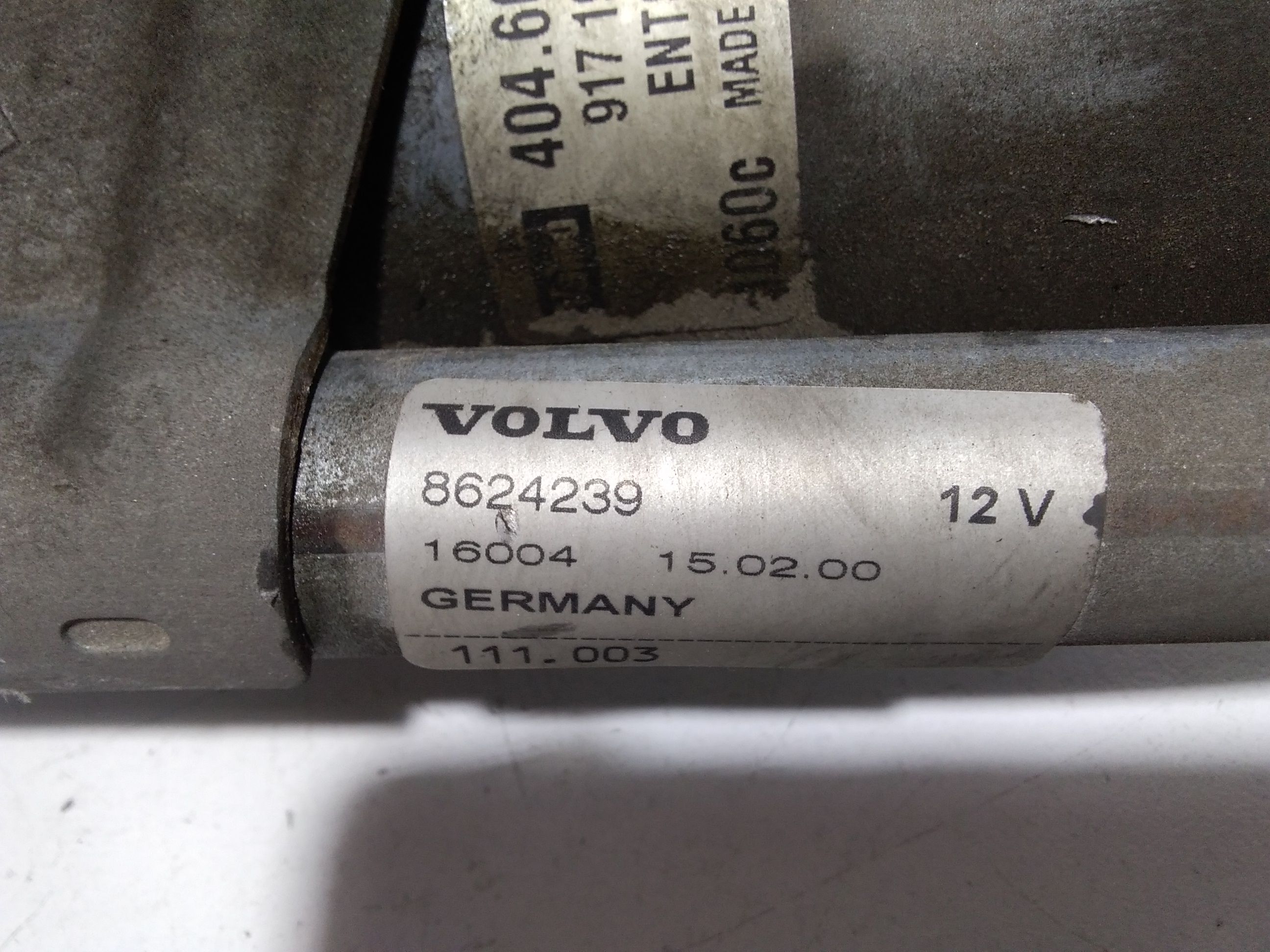 Motorino tergi ant completo di tandem VOLVO V70 2 Serie