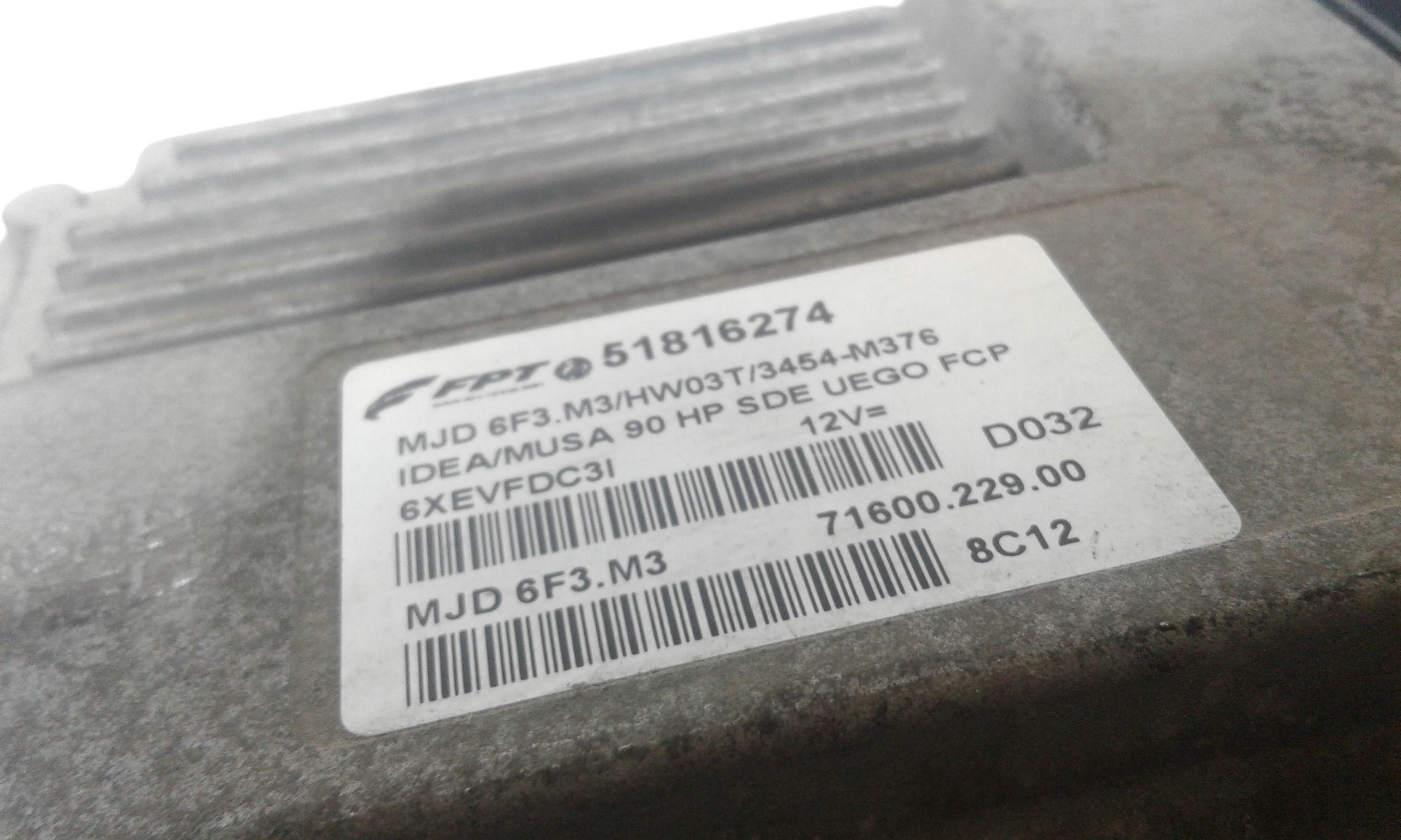 Centralina motore FIAT Idea 3 Serie