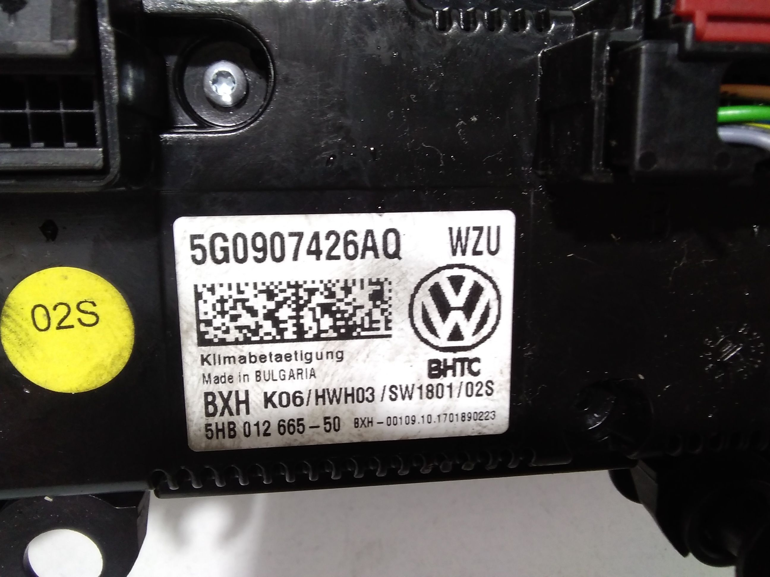 Comandi Clima VOLKSWAGEN Golf 7 Berlina (12>)