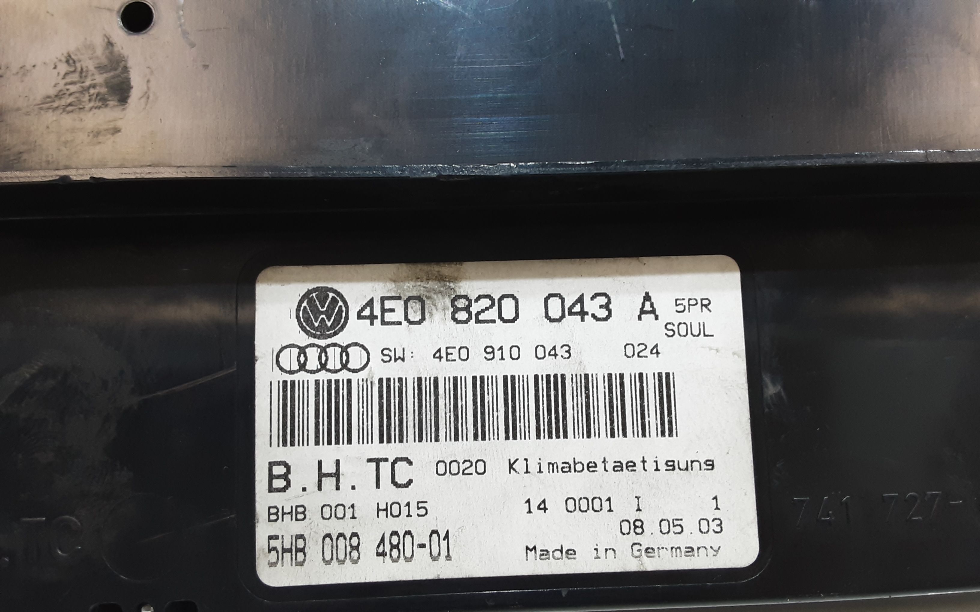 Comandi Clima AUDI A8 2 Serie (4E2)