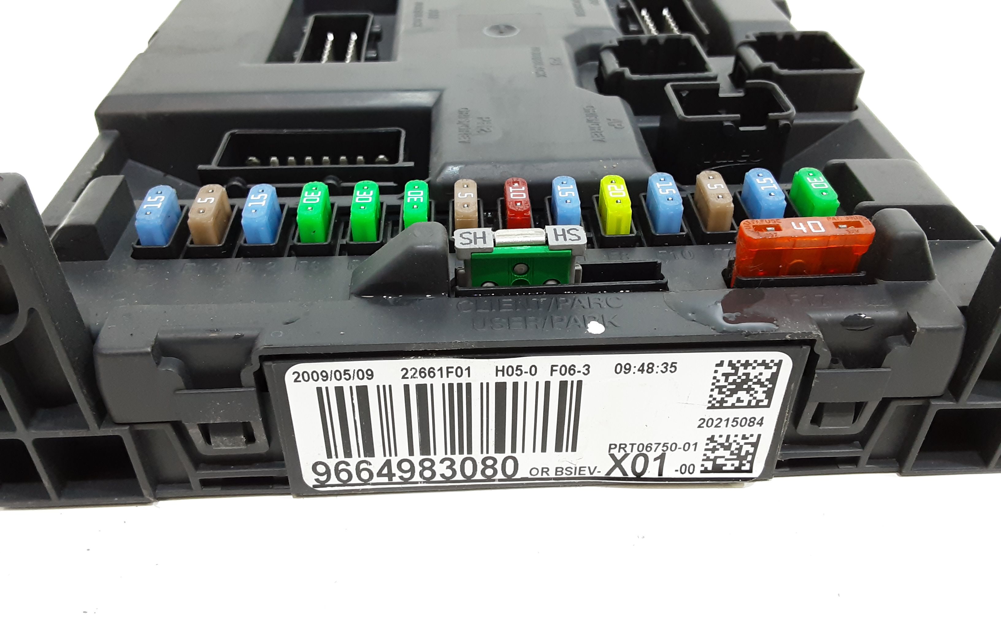 Body Computer PEUGEOT 207 1 Serie