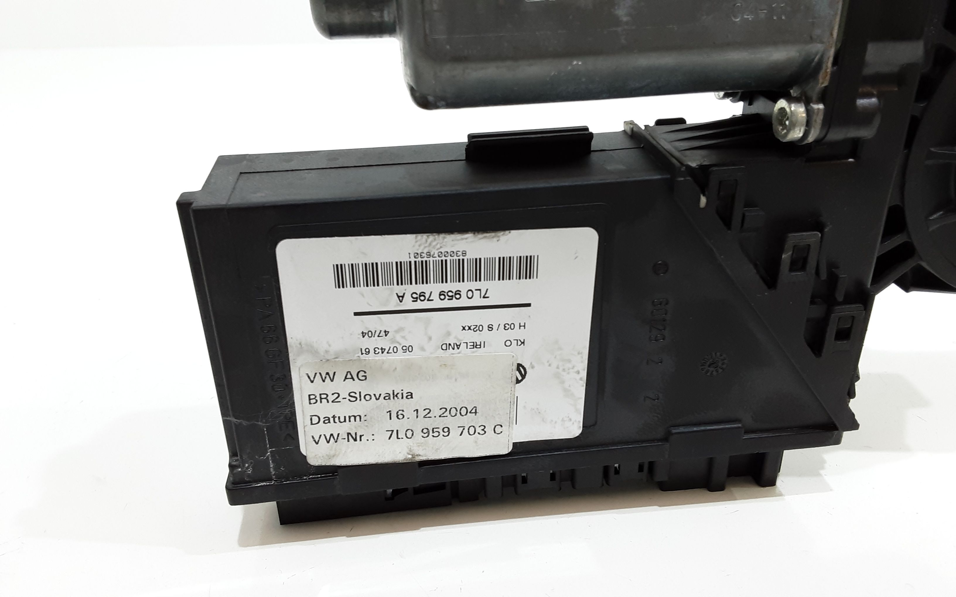 Motorino Alzavetro posteriore Sinistro VOLKSWAGEN Touareg 1 Serie