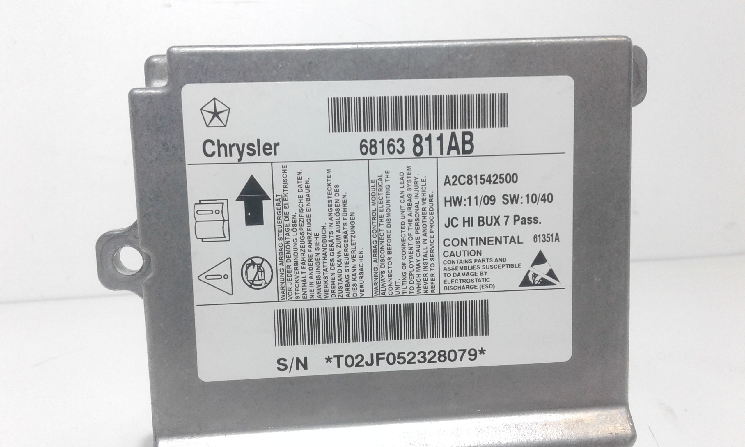 Centralina Airbag FIAT Freemont 1 Serie