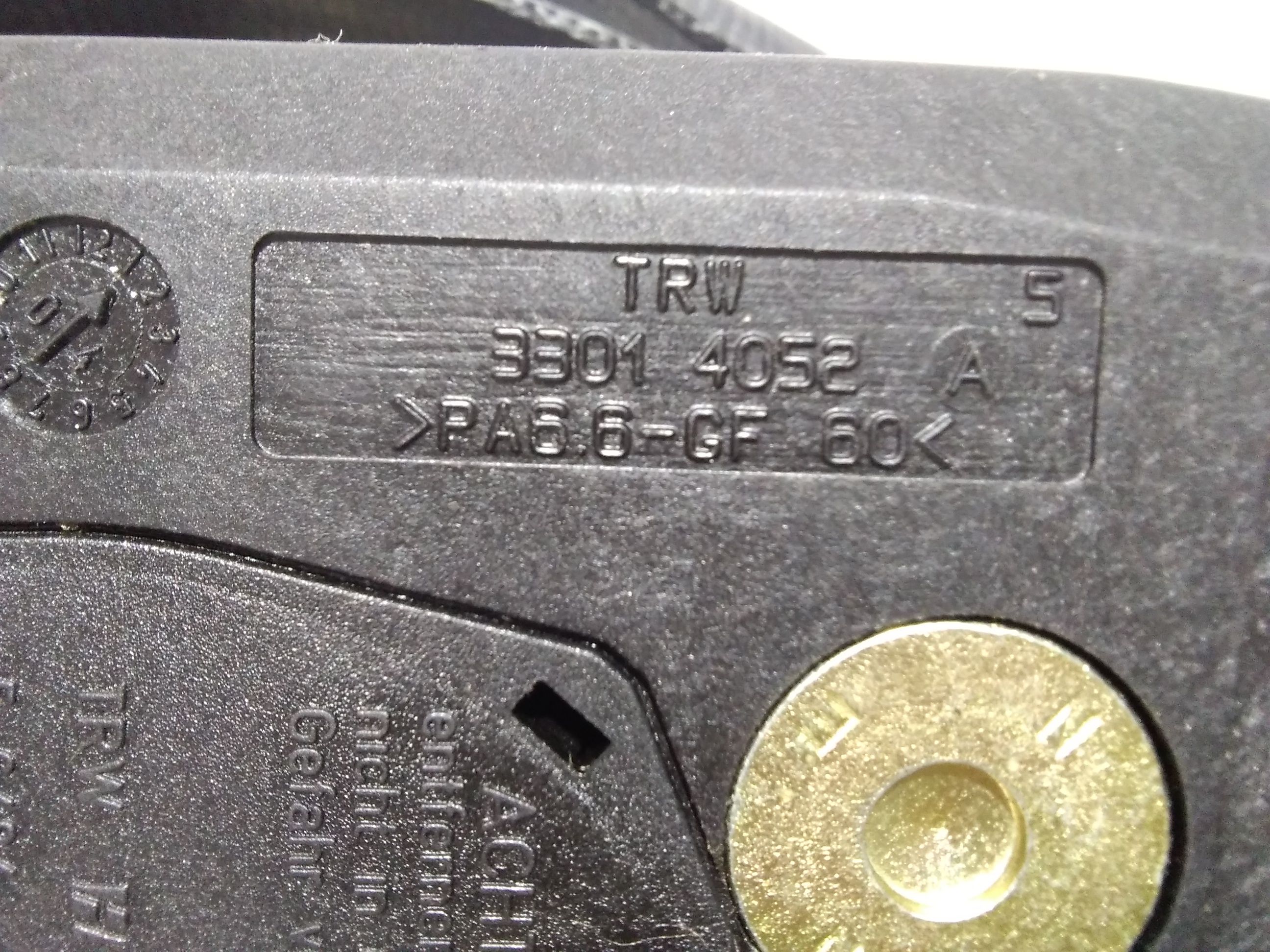 Cintura di Sicurezza anteriore Destra con pretensionatore FIAT Panda 2 Serie