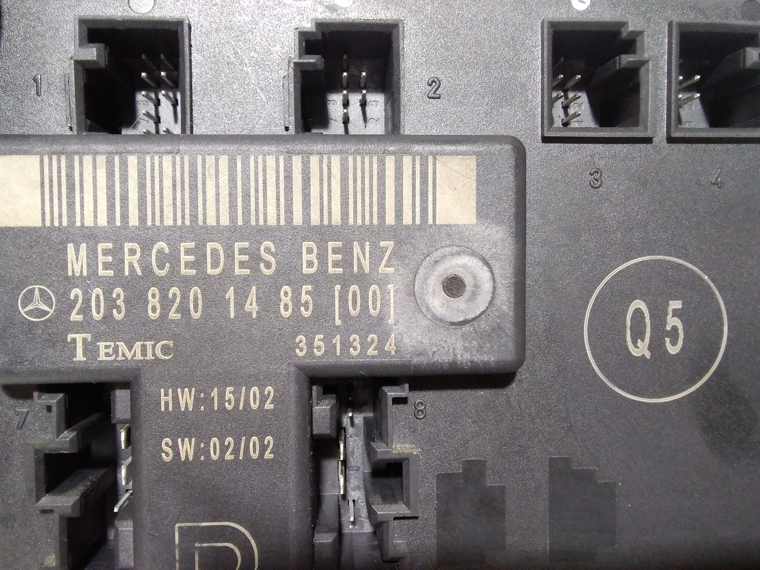 Centralina porta DX passeggero MERCEDES Classe C Berlina W203 2 Serie