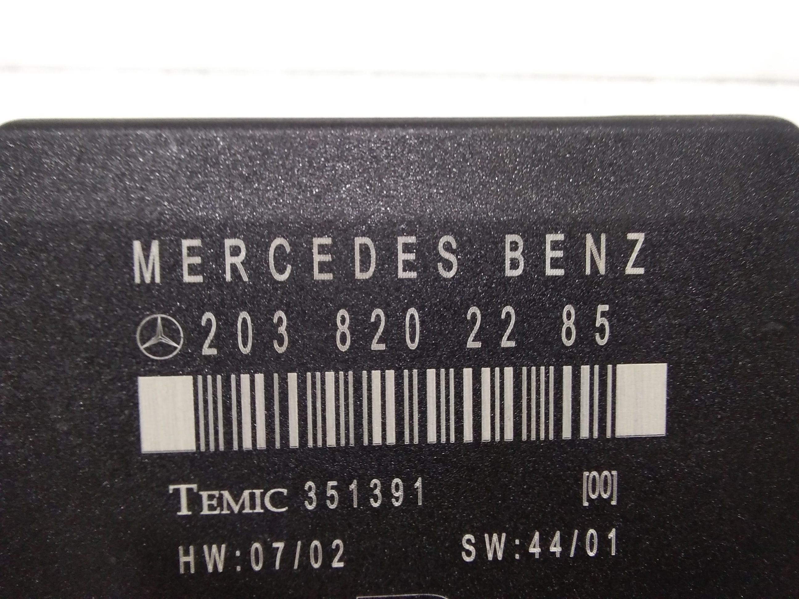 Centralina porta posteriore dx MERCEDES Classe C Berlina W203 2 Serie