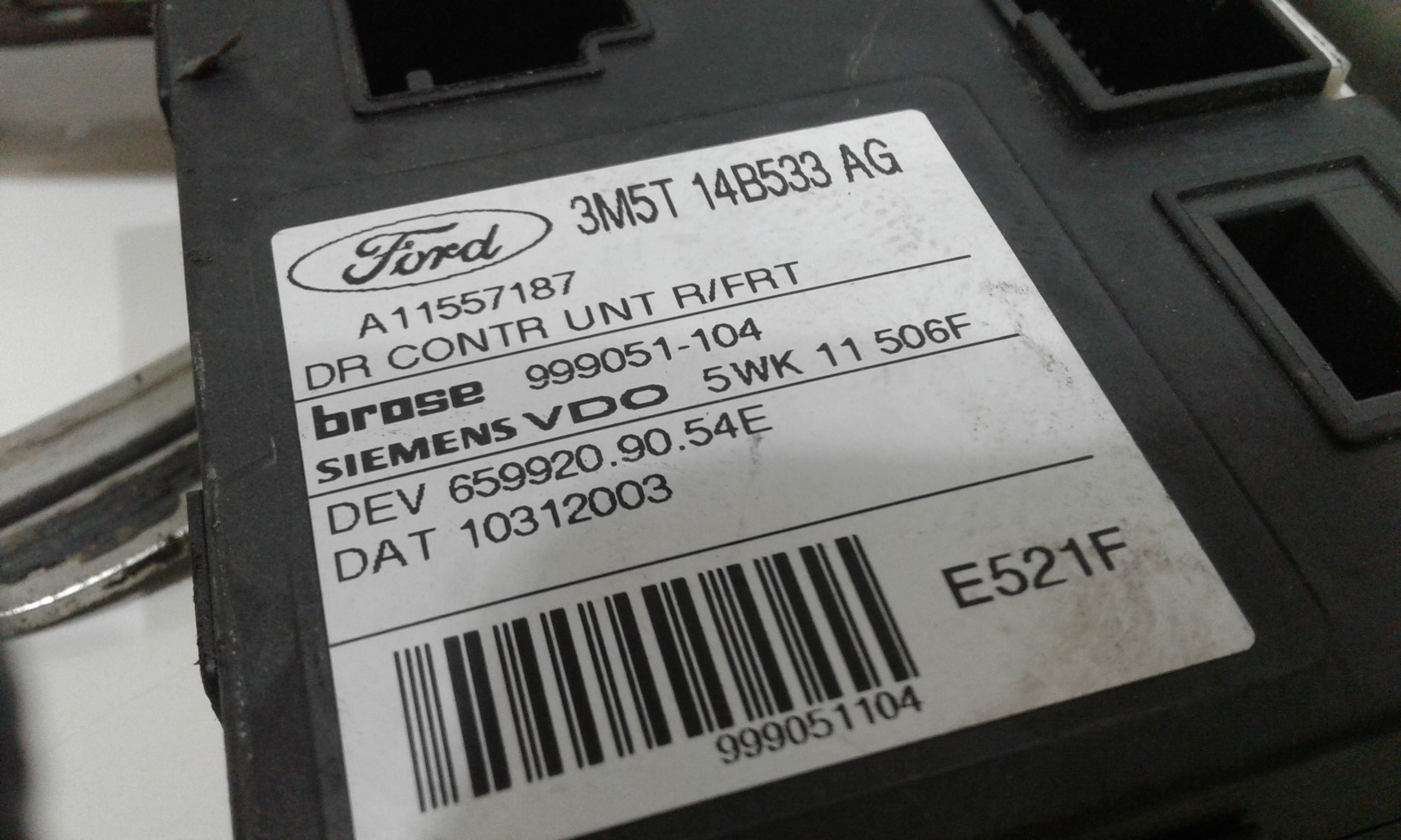 Cremagliera anteriore destra passeggero FORD C - Max Serie