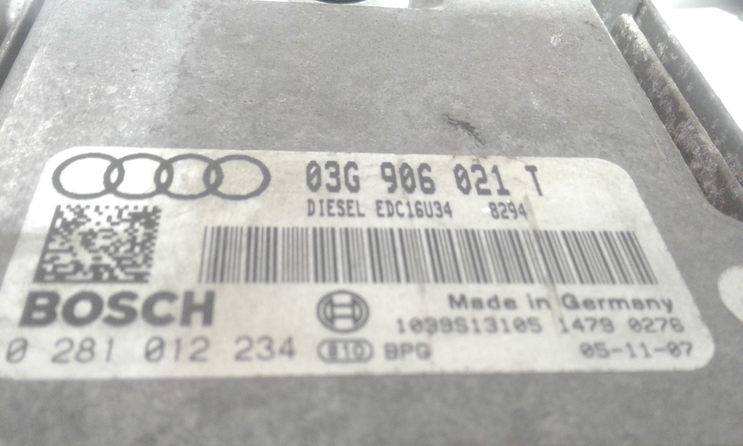 Kit Centralina Motore AUDI A3 Sportback 1 Serie