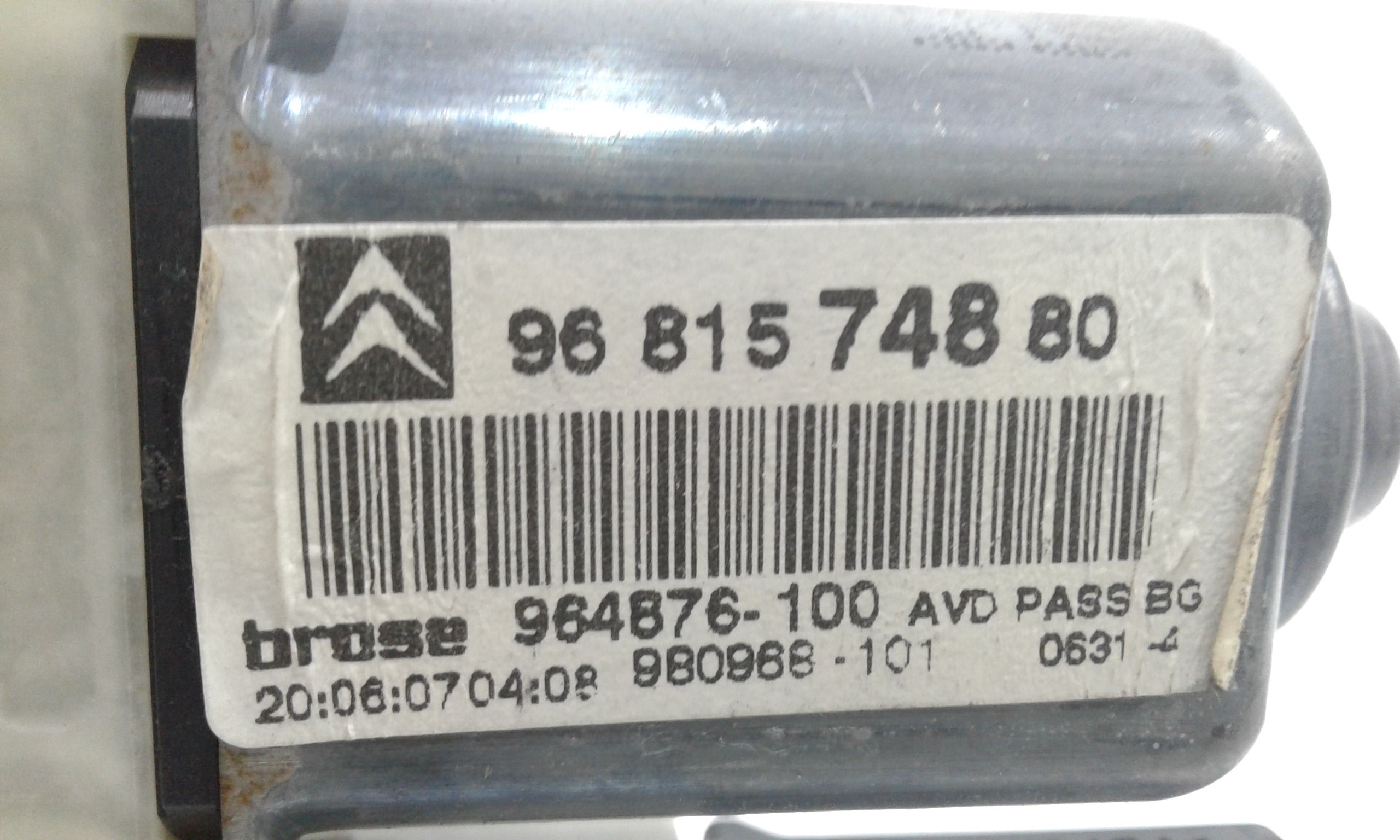 Motorino Alzavetro anteriore destra CITROEN C4 1 Serie