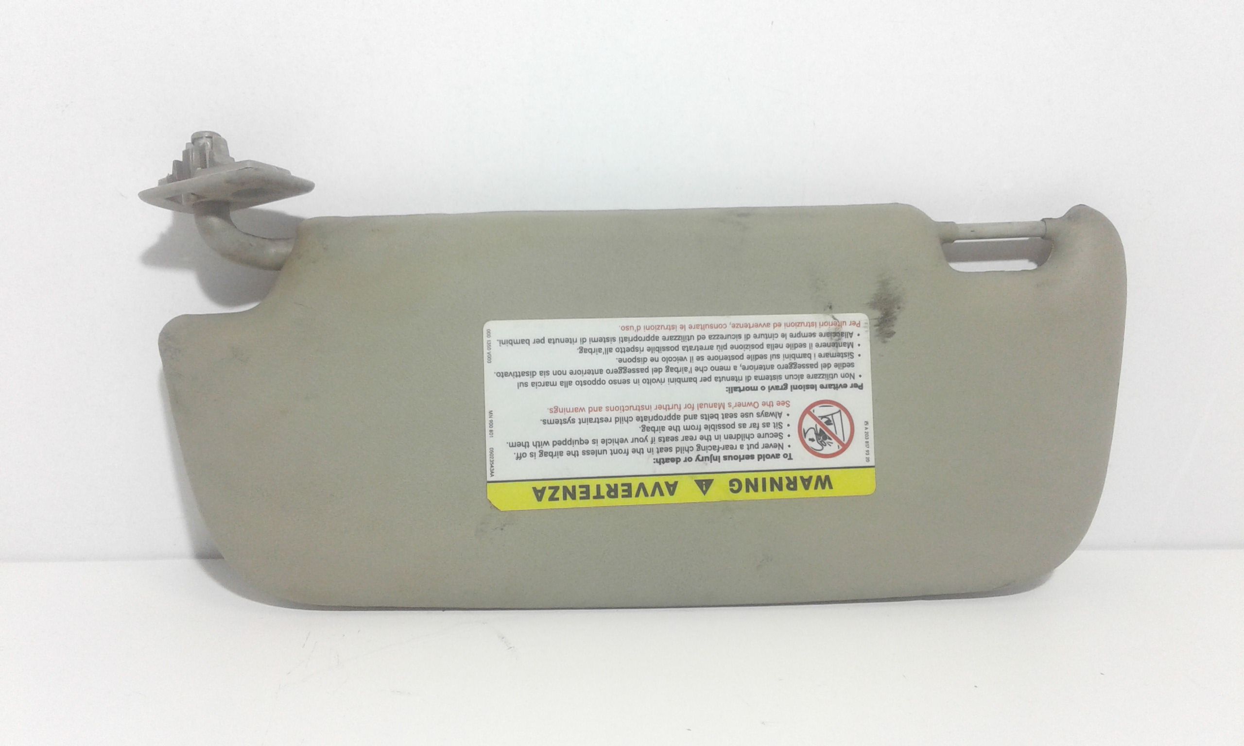 Parasole aletta Lato Passeggero SMART Forfour 1 Serie