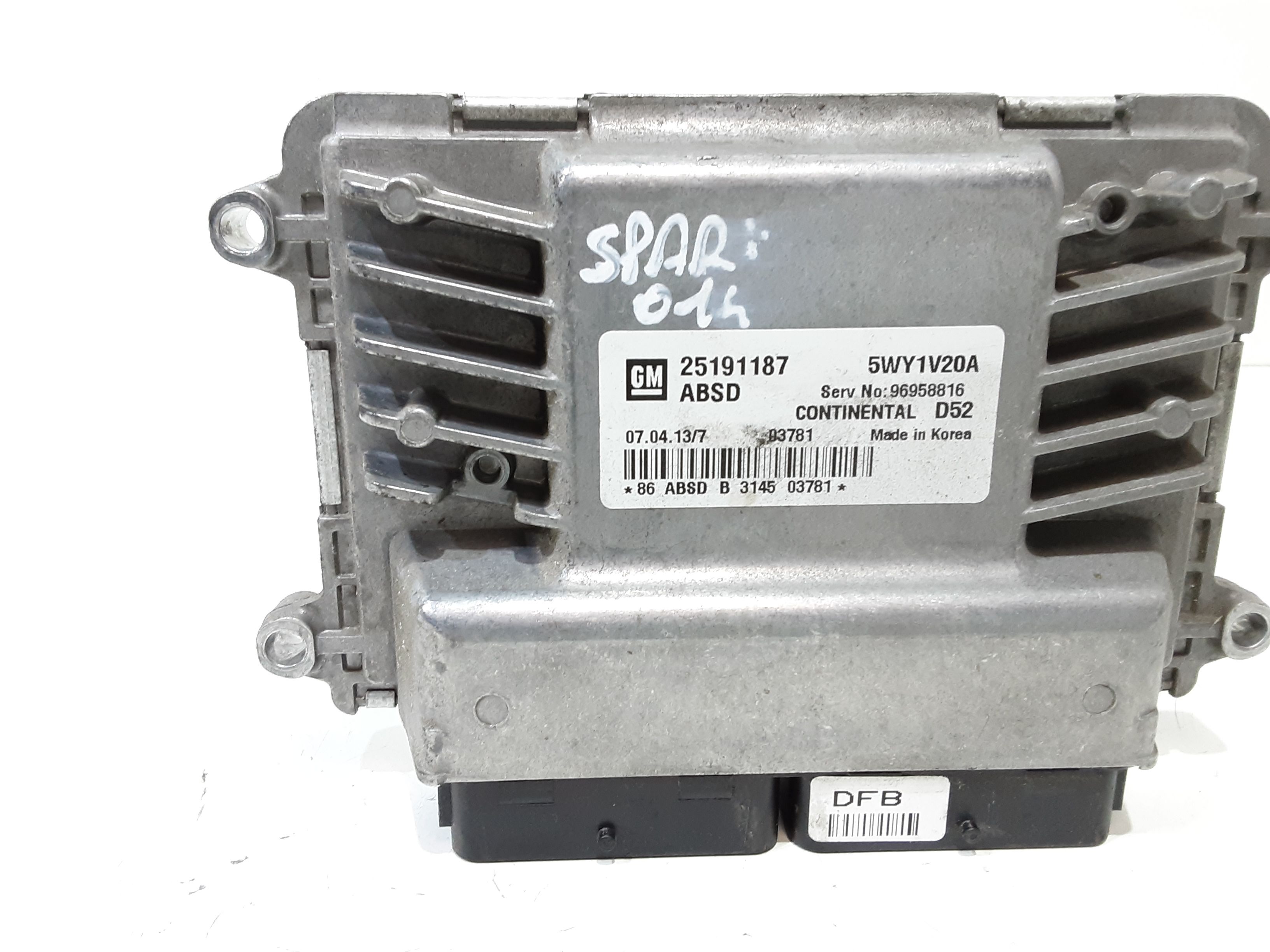 Centralina motore CHEVROLET Spark 2 Serie