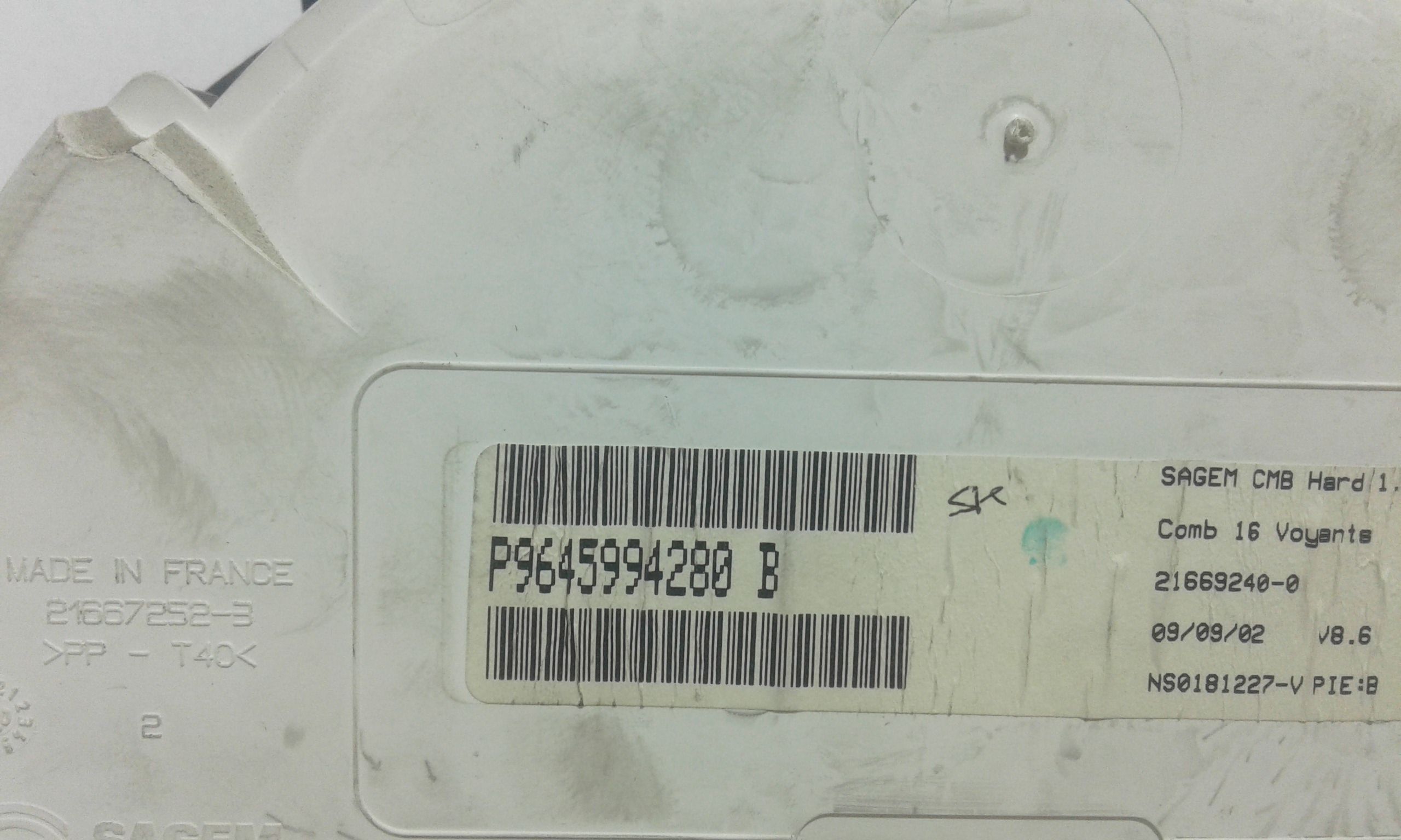 Quadro Strumenti CITROEN C3 1 Serie