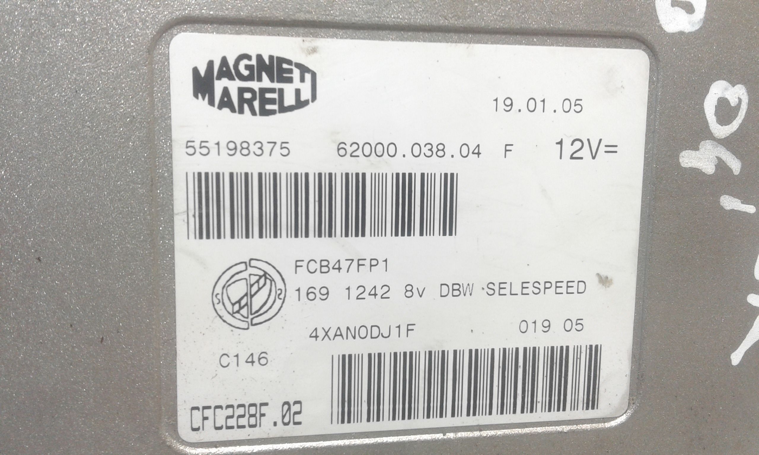 Centralina motore FIAT Panda 2 Serie