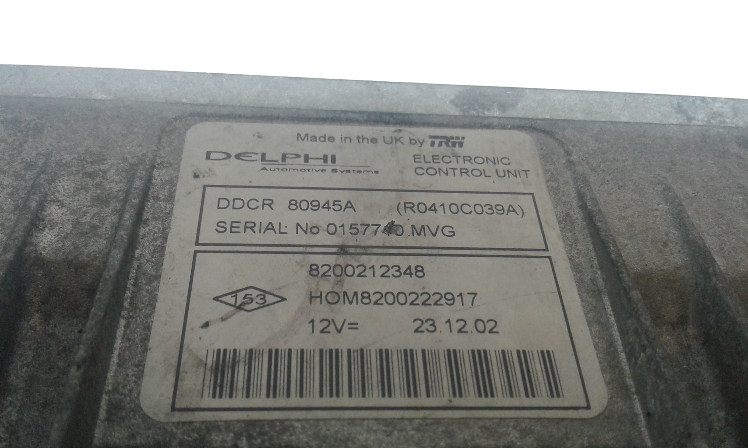 Centralina motore RENAULT Clio 4