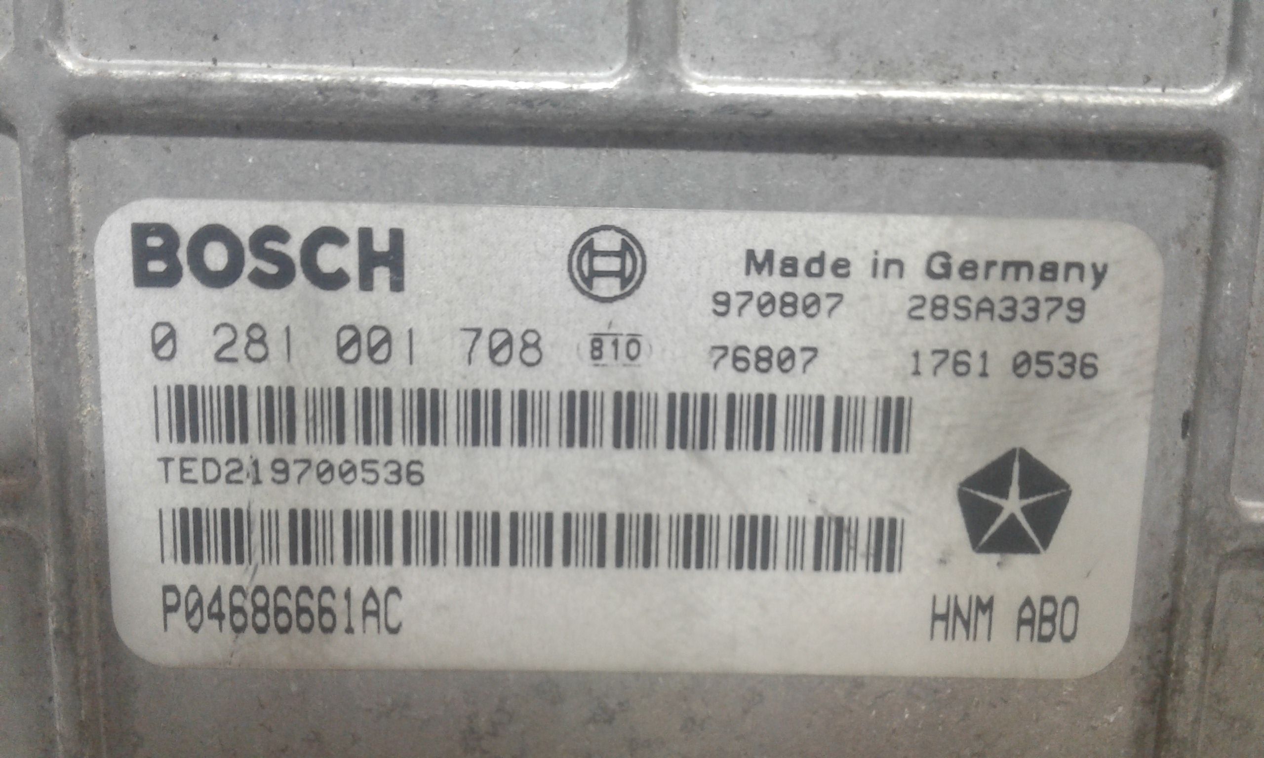 Centralina motore CHRYSLER Voyager 2 Serie