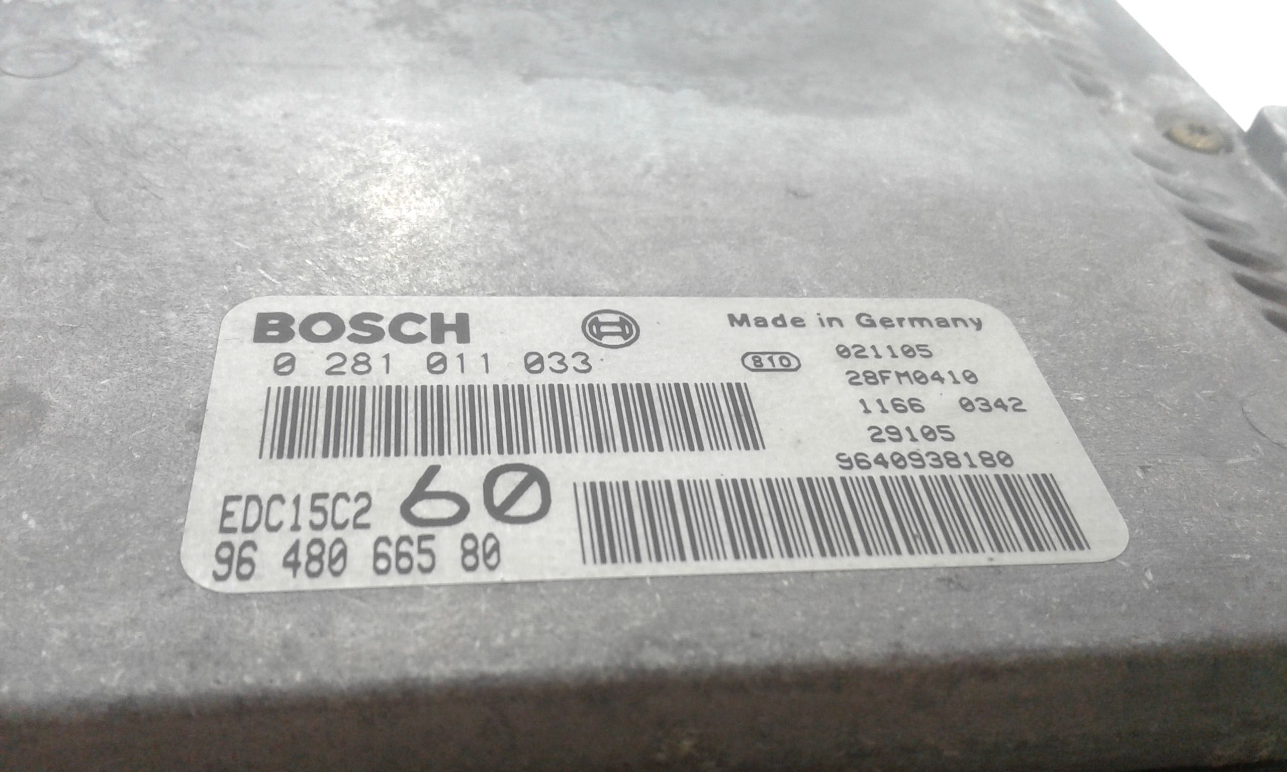 Centralina motore LANCIA Phedra 1 Serie