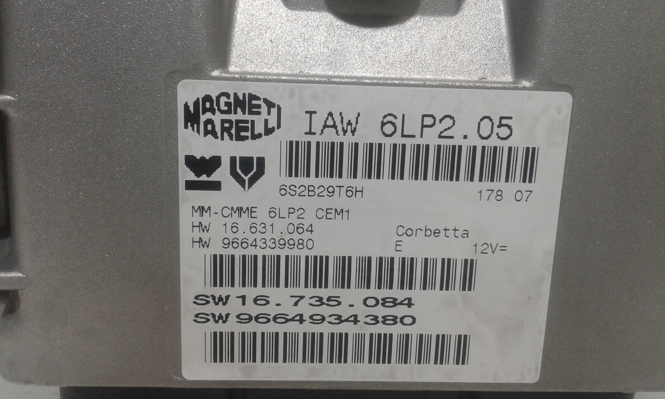 Centralina motore CITROEN C4 Berlina