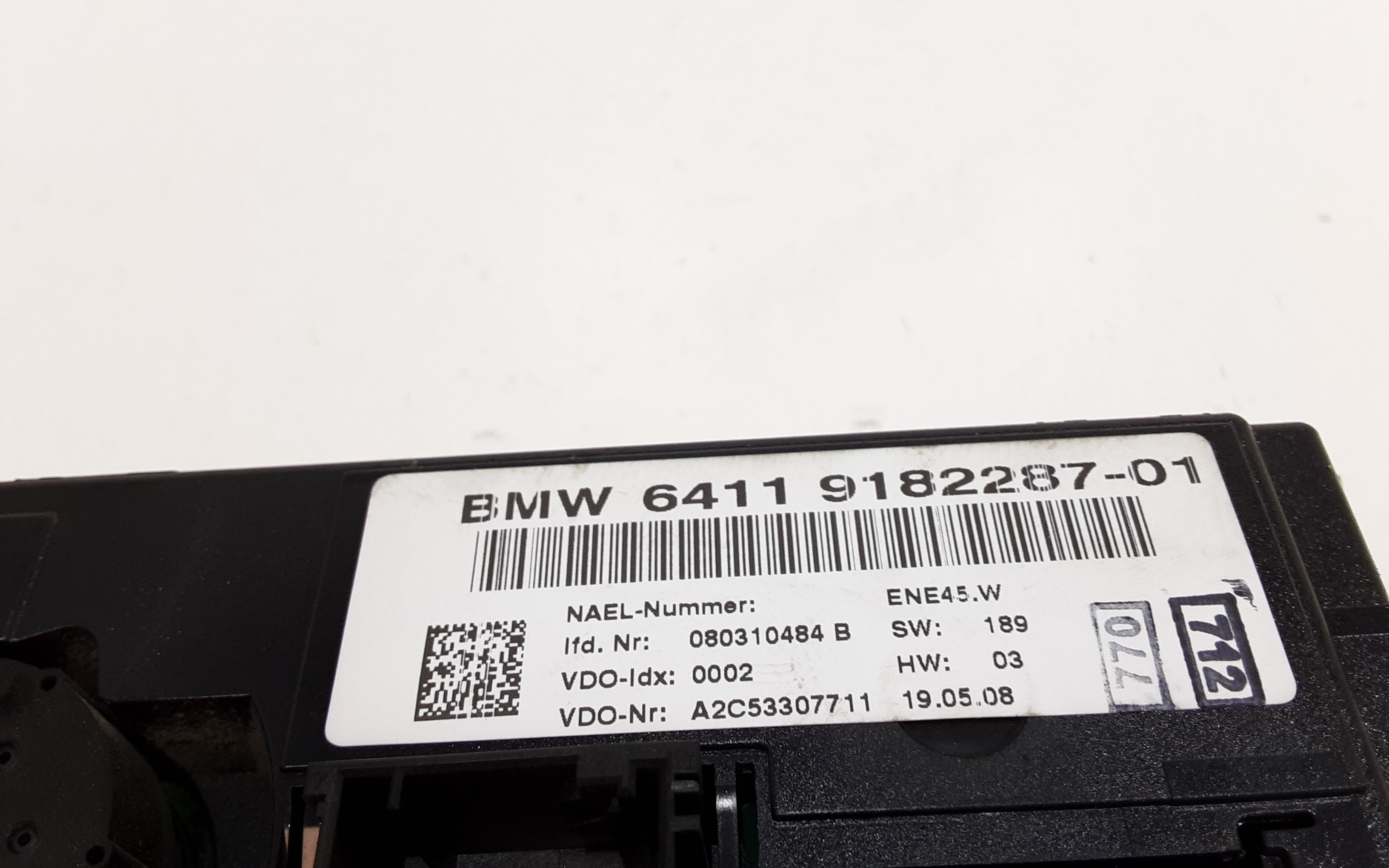 Comandi Clima BMW Serie 3 E91 Touring