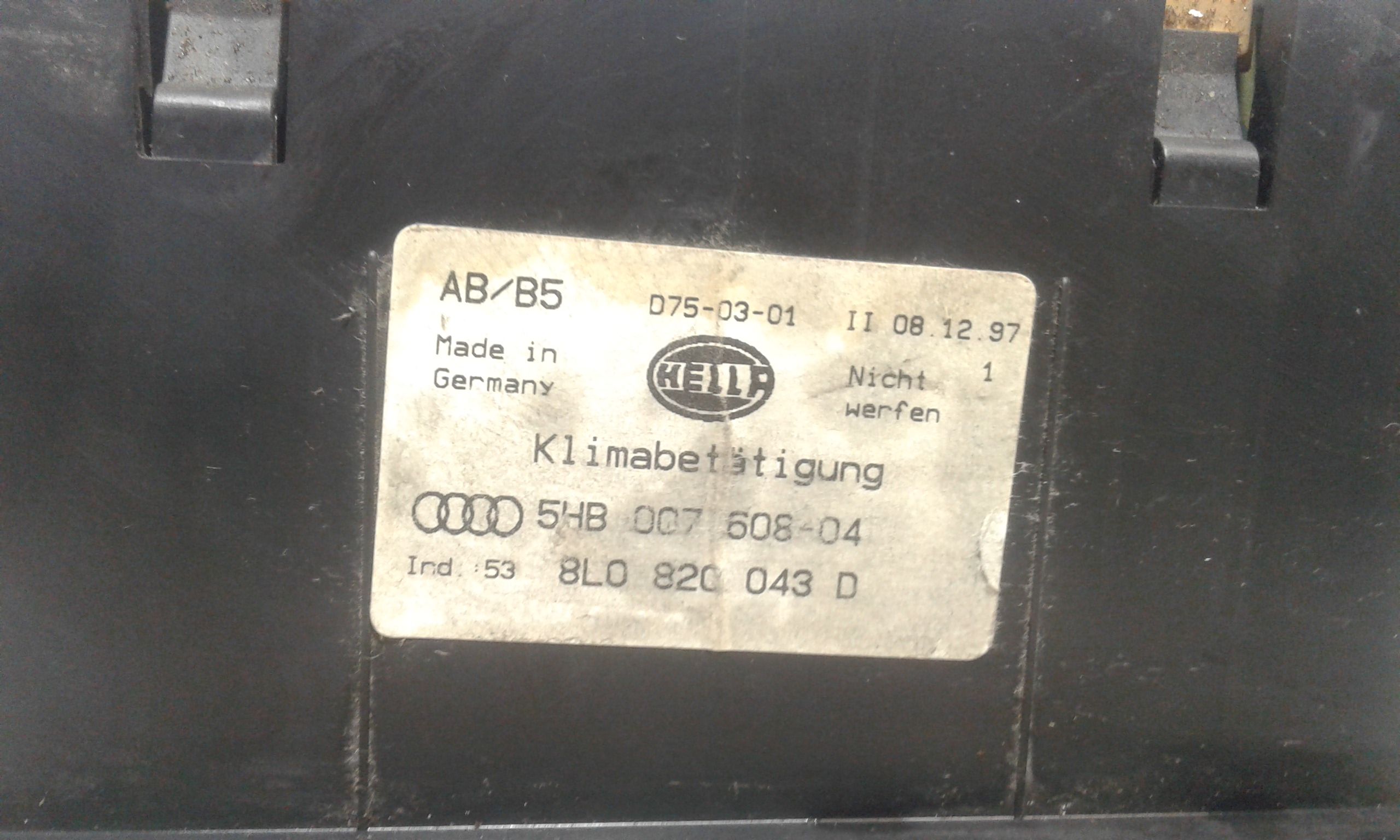 Comandi Clima AUDI A3 1 Serie