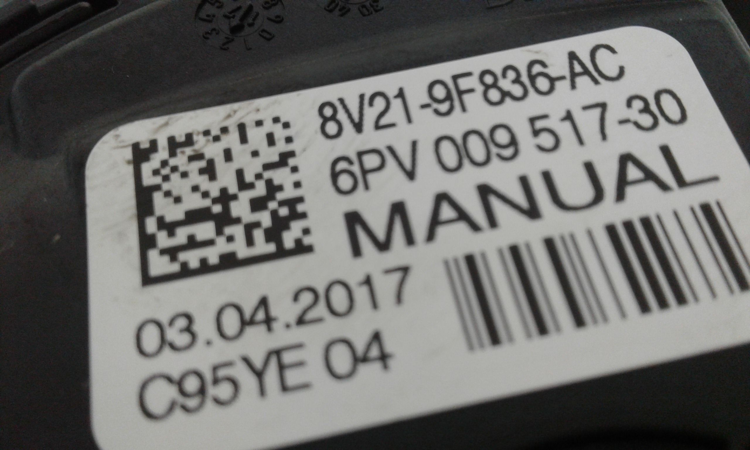 Pedale acceleratore FORD Fiesta 6 Serie