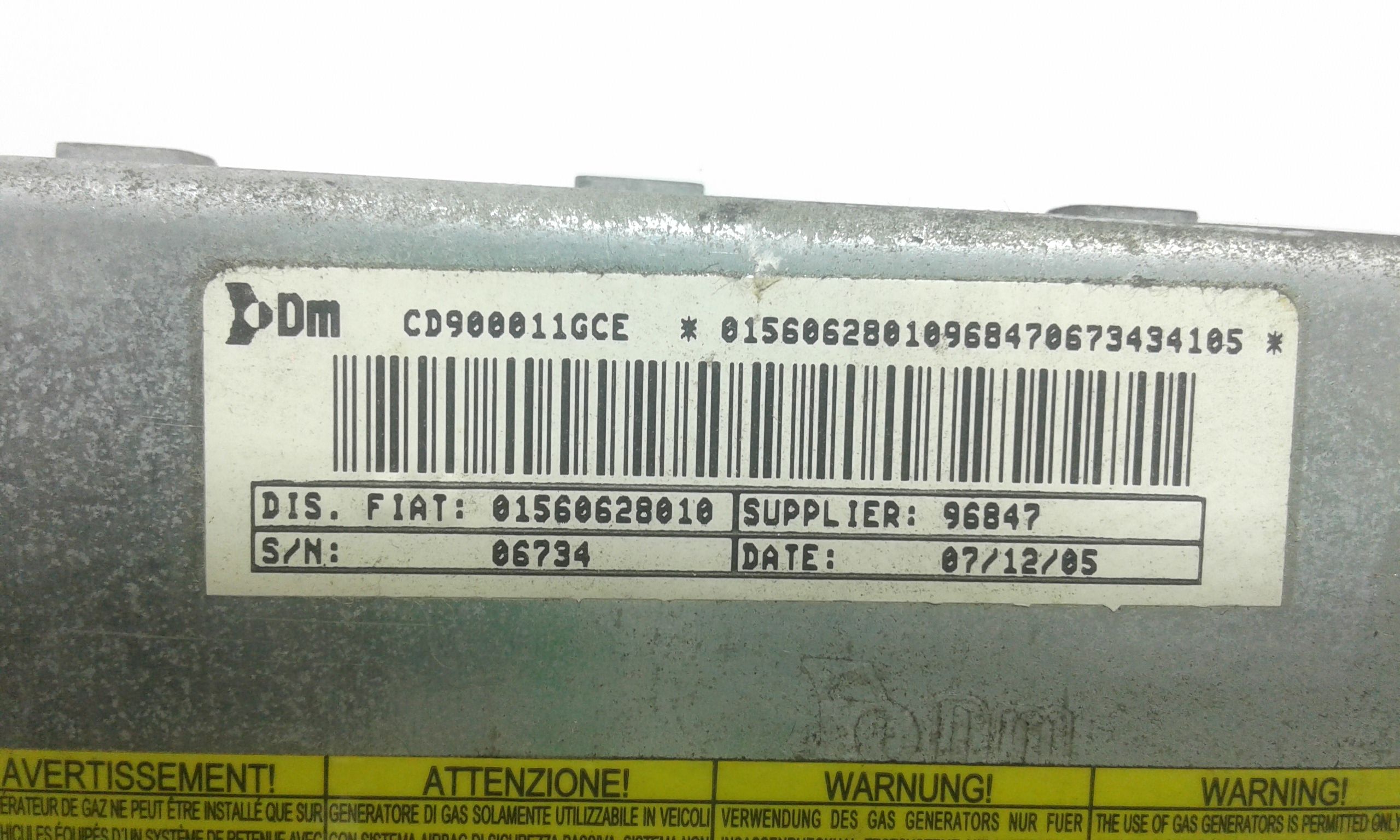 Airbag Ginocchia ALFA ROMEO 159 Berlina 1 Serie