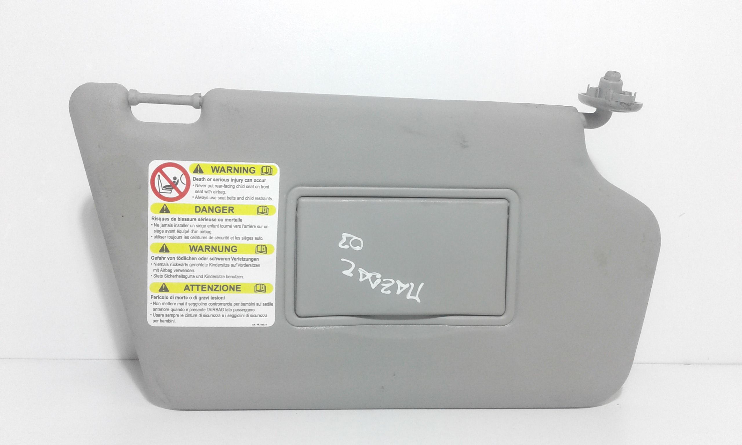 Parasole aletta Lato Passeggero MAZDA 2 Berlina 1 Serie