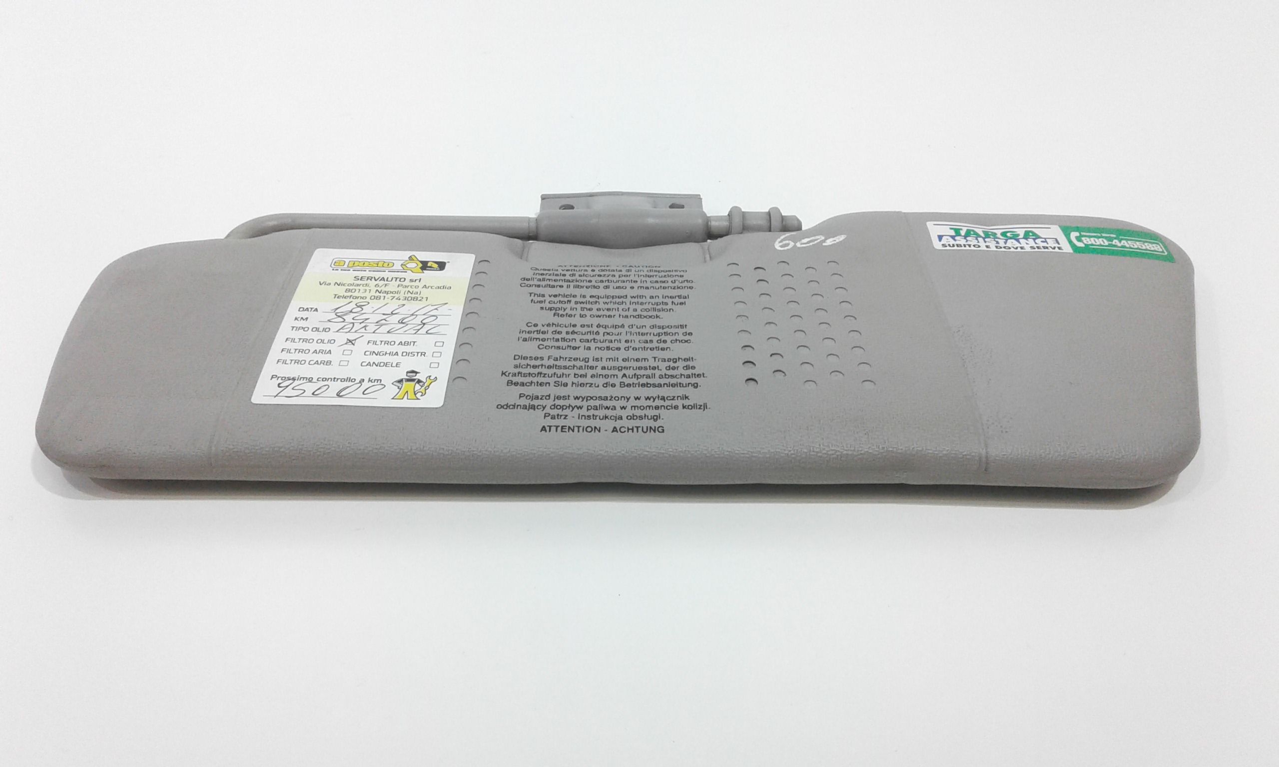 Parasole aletta anteriore Lato Guida FIAT Seicento 2 Serie