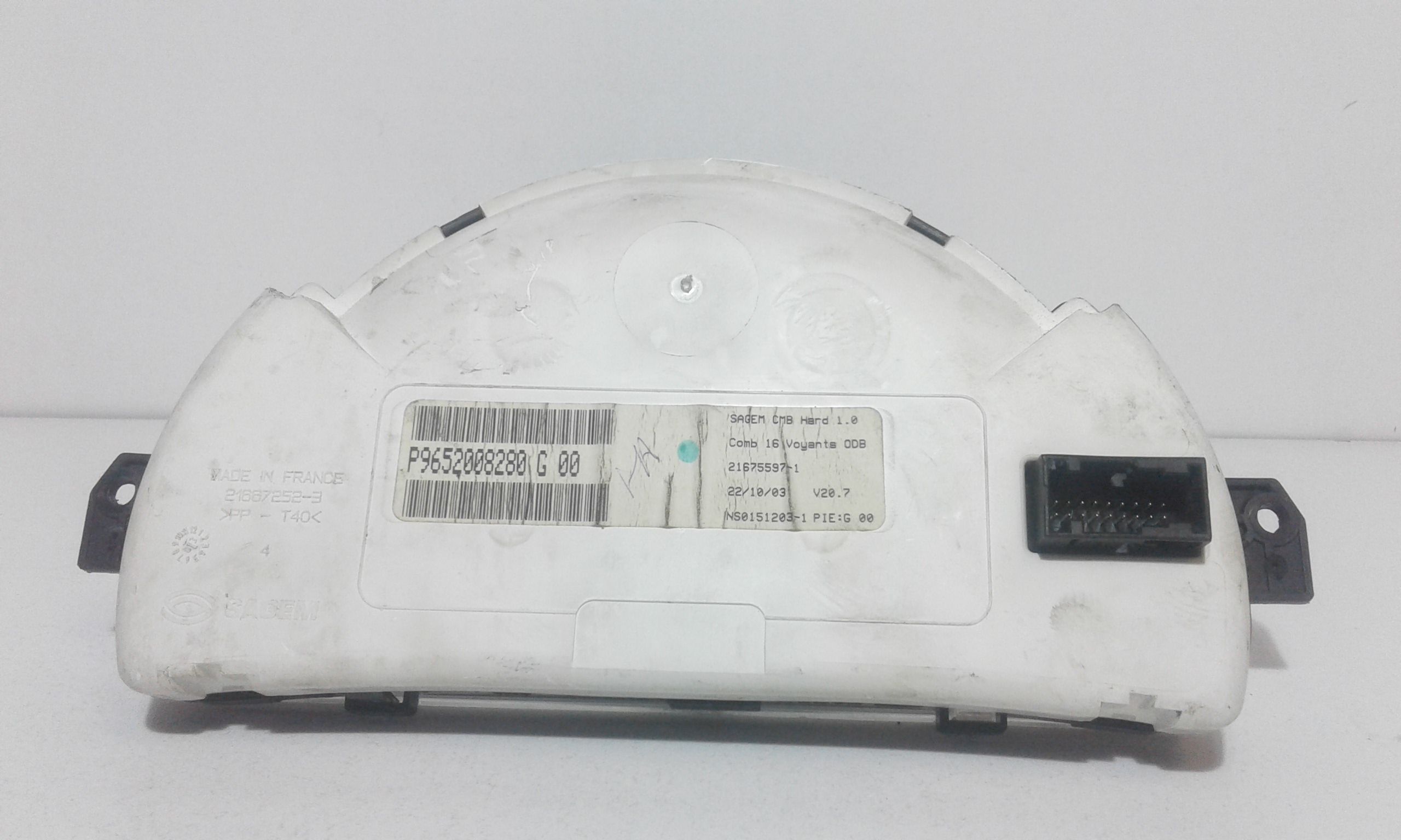 Quadro Strumenti CITROEN C3 Pluriel