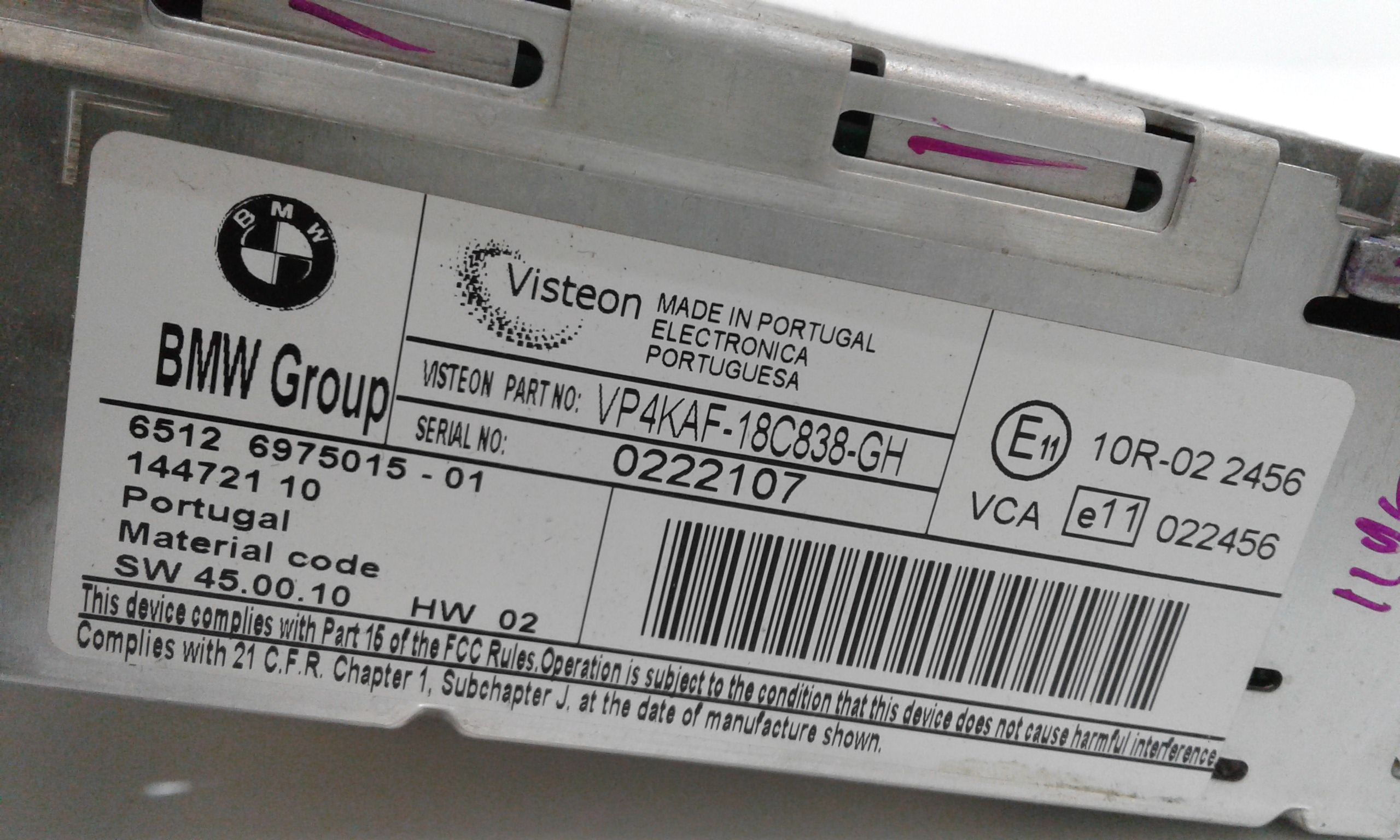 Autoradio BMW Serie 3 E90 Berlina