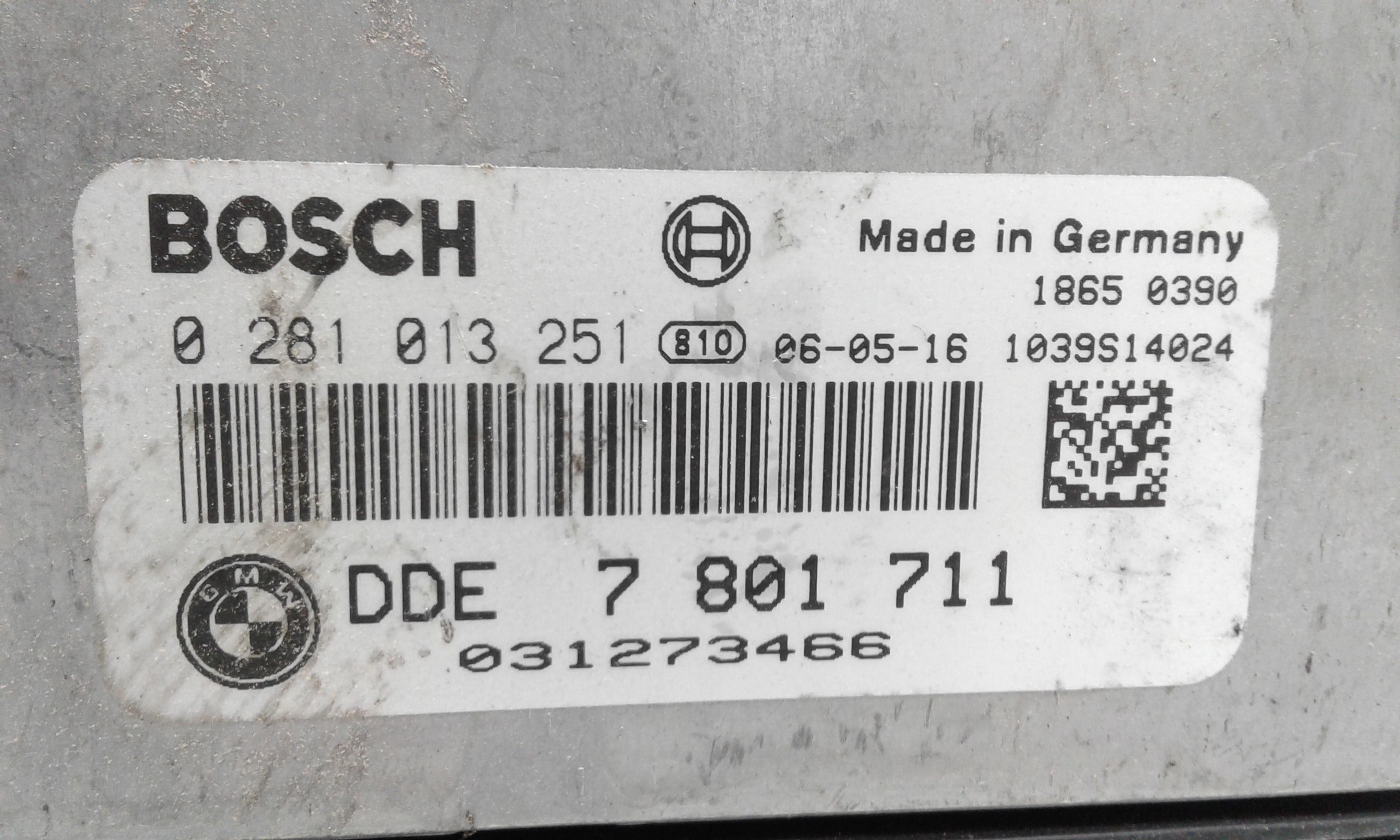 Centralina motore BMW Serie 3 E90 Berlina