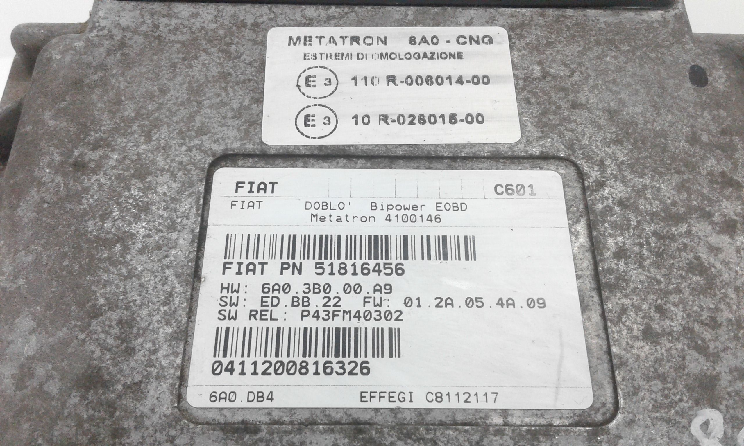 Centralina motore FIAT Dobl 2 Serie