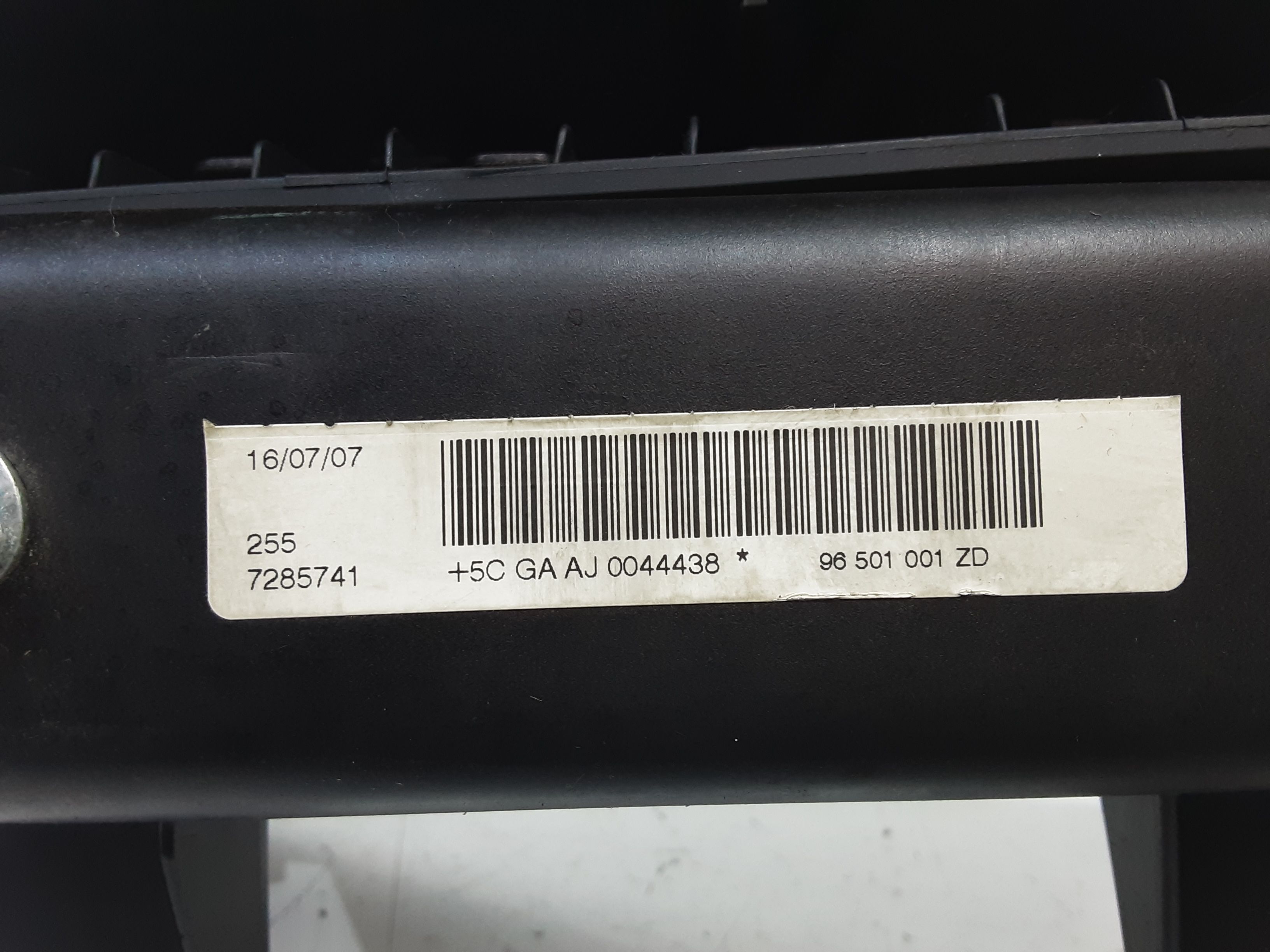 Airbag Passeggero PEUGEOT 207 Cabrio