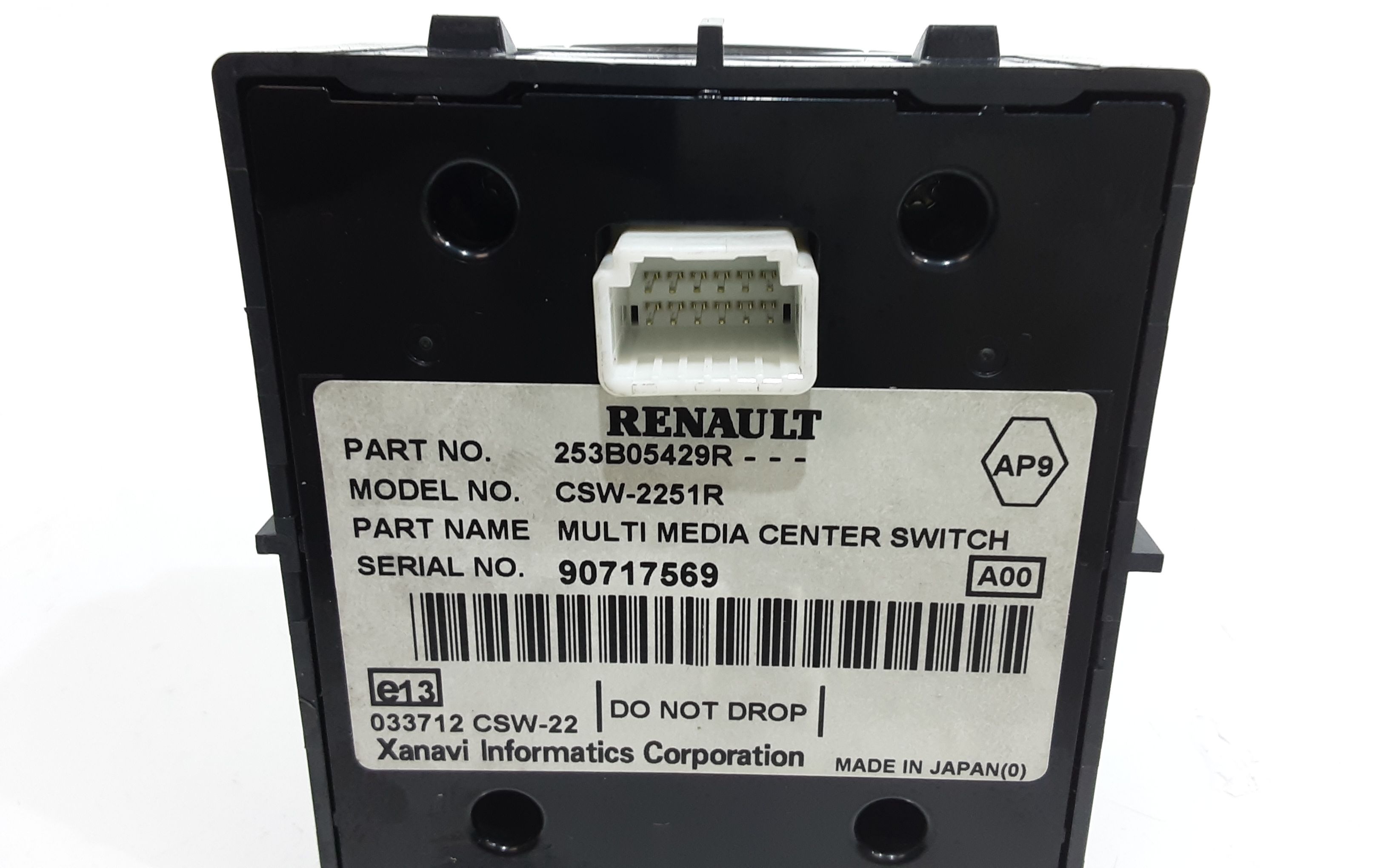 Comando Navigatore RENAULT Scenic Serie (09>16)