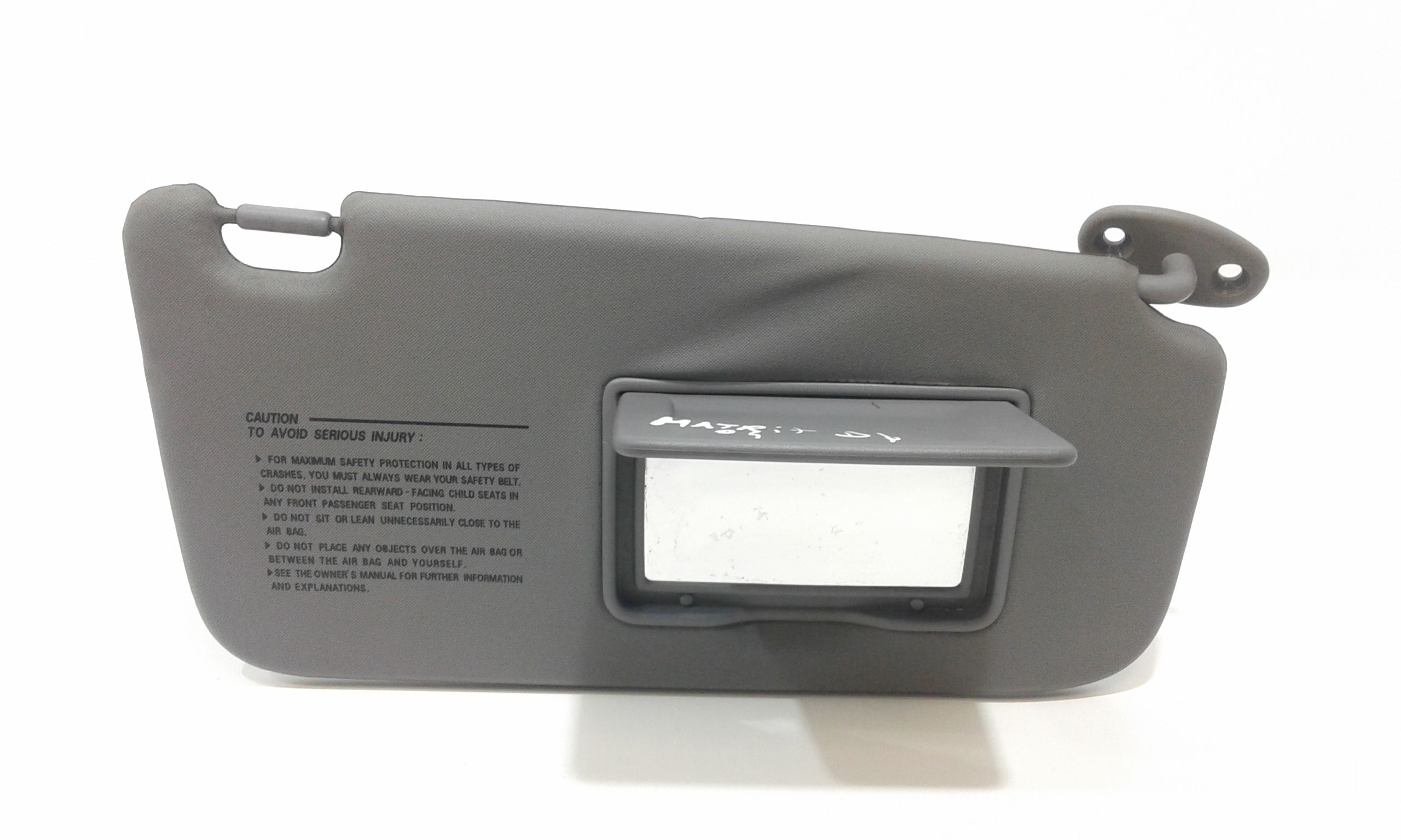 Parasole aletta Lato Passeggero HYUNDAI Matrix 1 Serie