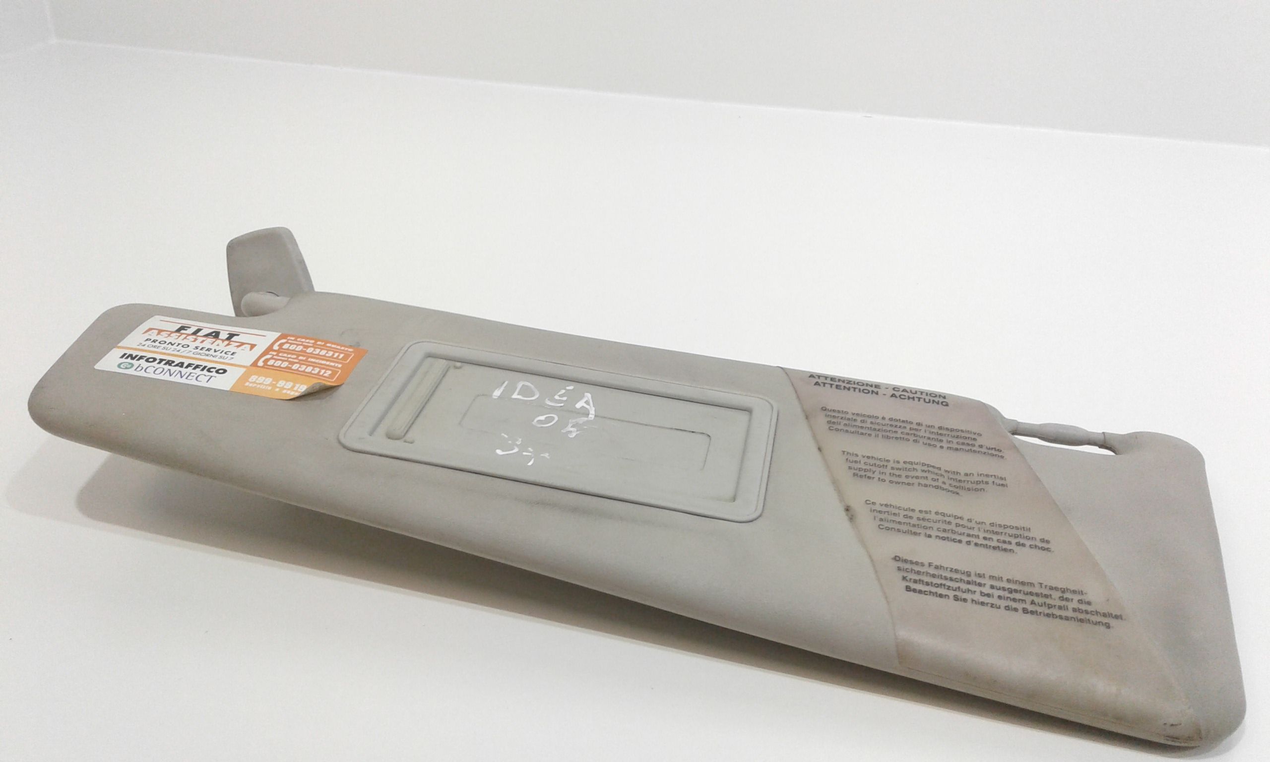 Parasole aletta anteriore Lato Guida FIAT Idea 1 Serie