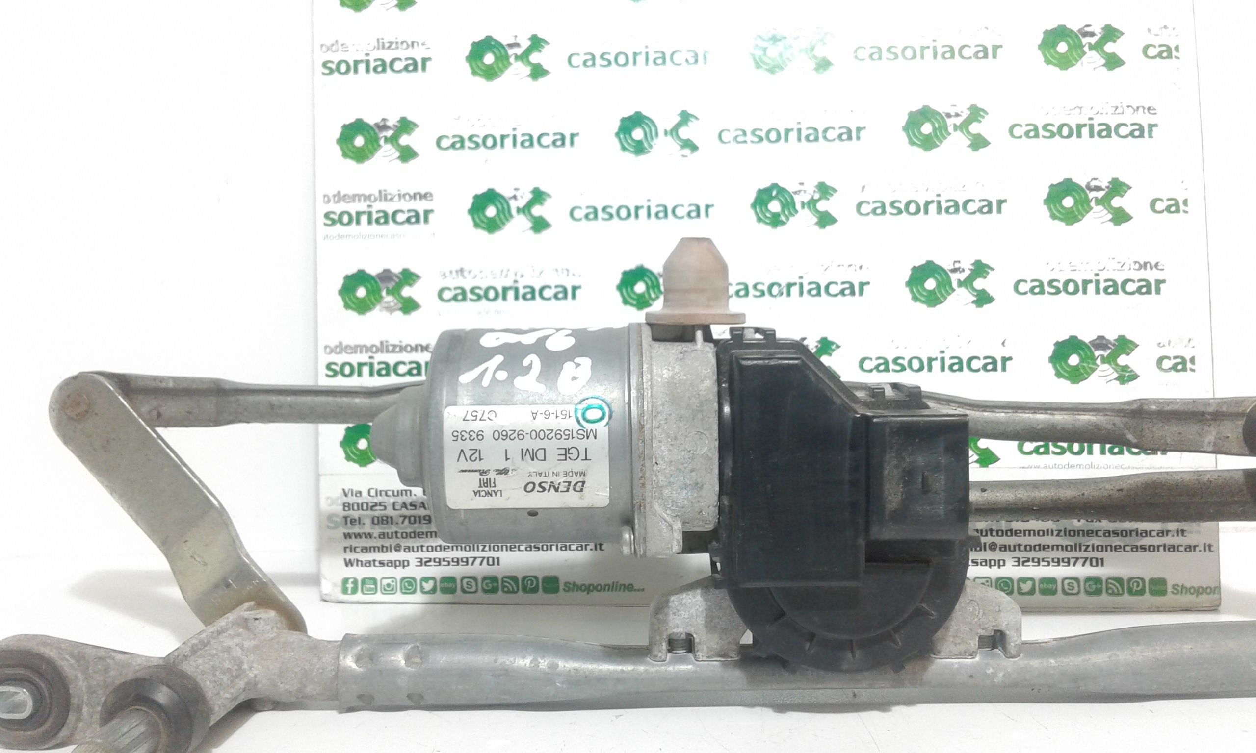 Motorino tergi ant completo di tandem FIAT Panda 3 Serie