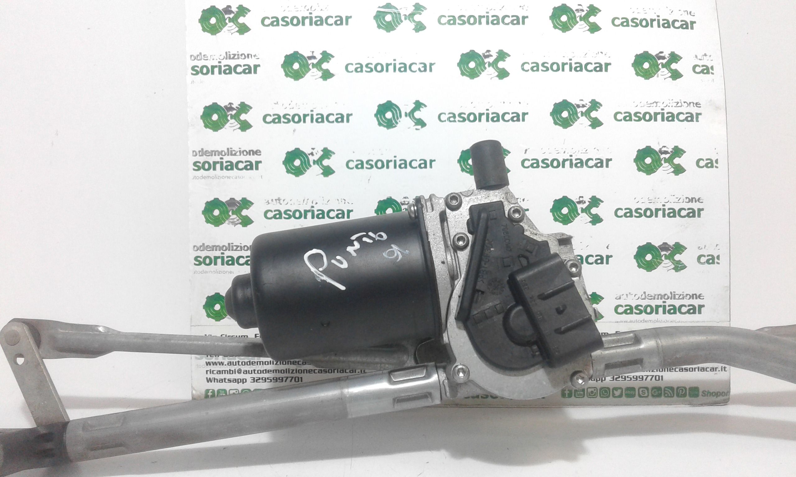 Motorino tergi ant completo di tandem FIAT Punto Berlina 5P 2 Serie