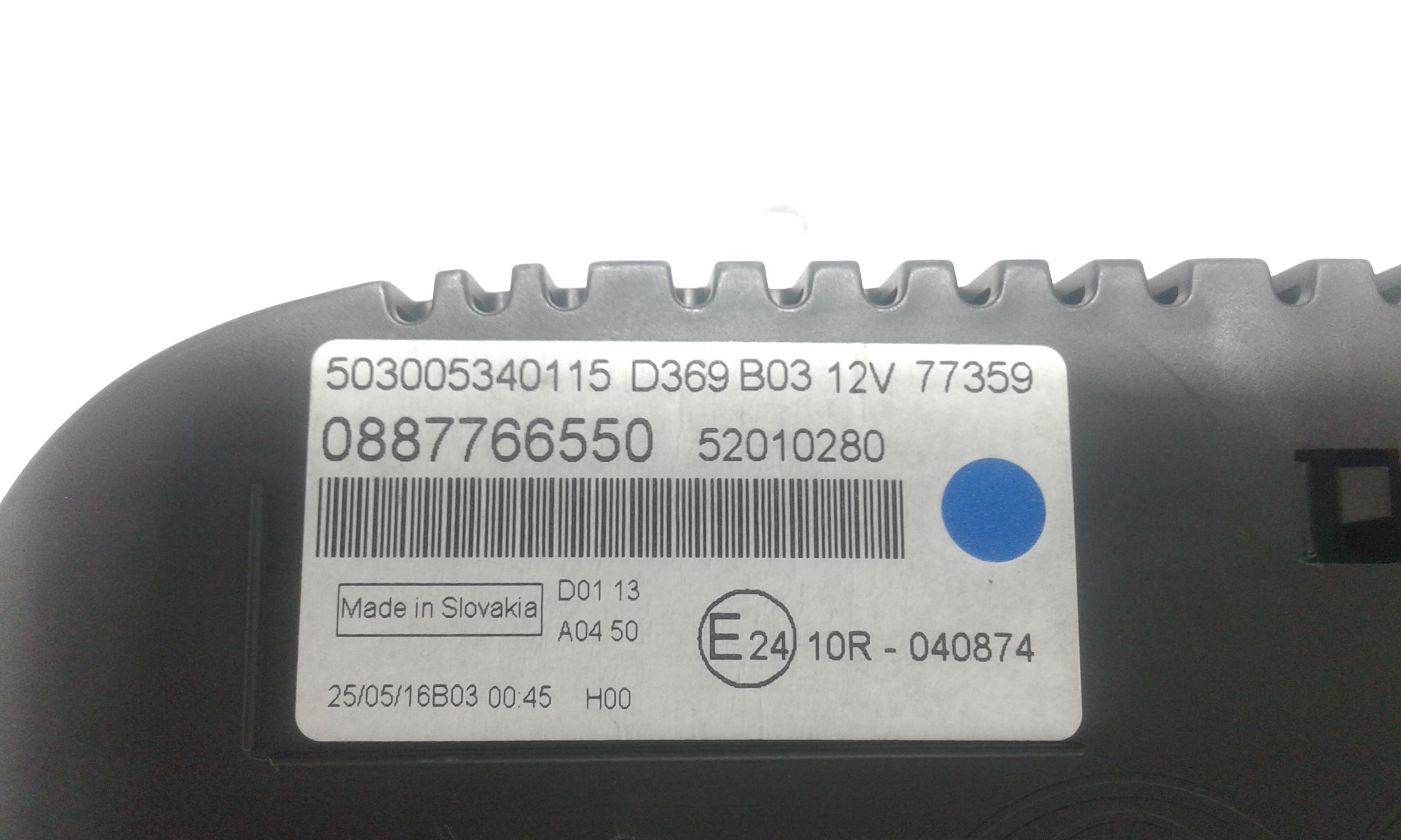 Quadro Strumenti FIAT Panda 3 Serie