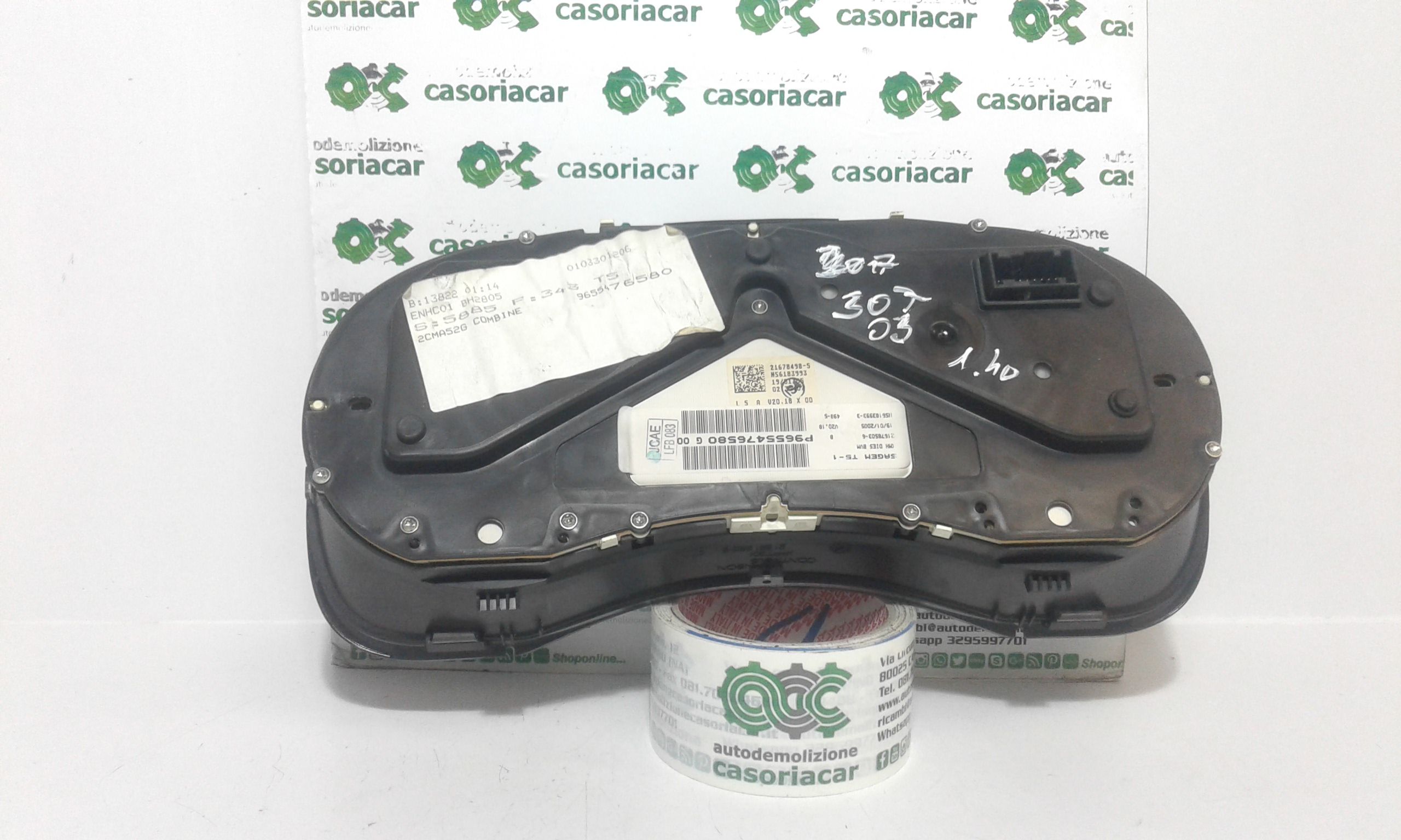 Quadro Strumenti PEUGEOT 307 Berlina