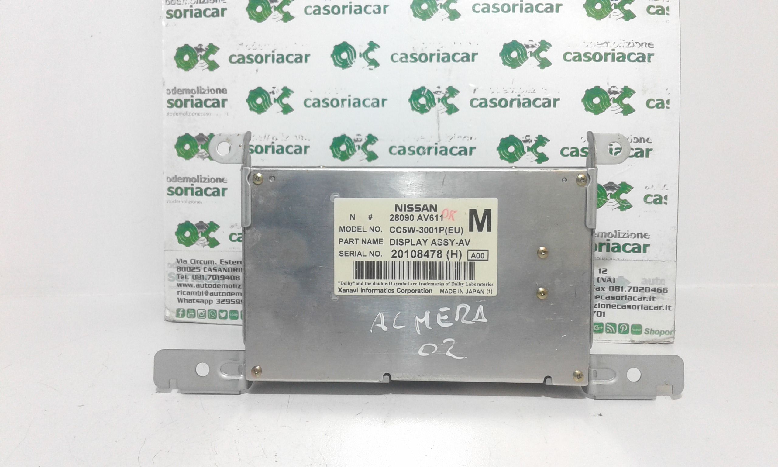 Quadro Strumenti NISSAN Almera 2 Serie