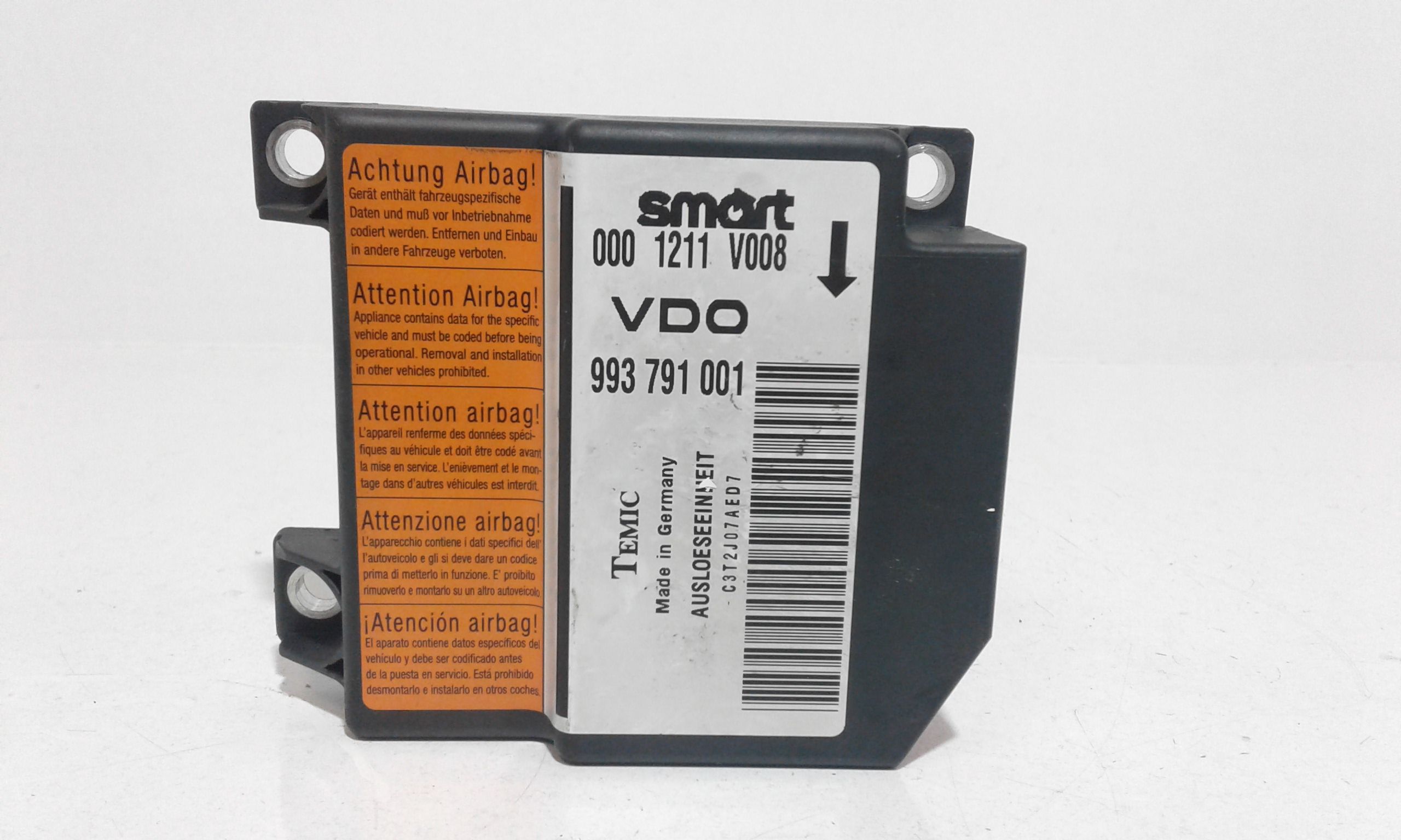 Centralina Airbag SMART For Two Cabrio 1 Serie