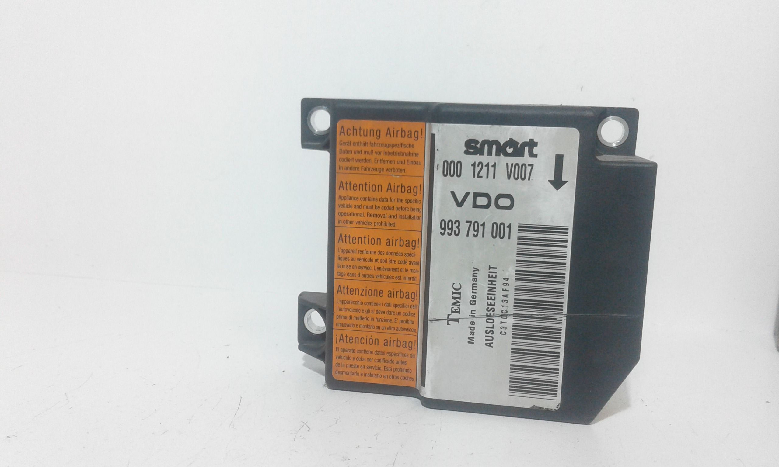 Centralina Airbag SMART ForTwo Coup 1 Serie