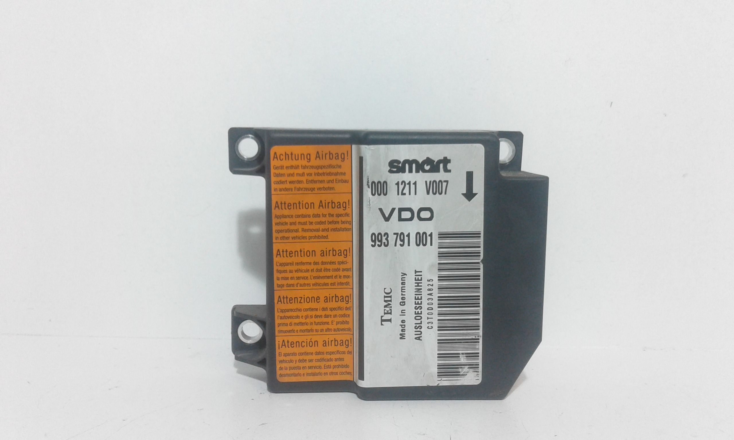 Centralina Airbag SMART ForTwo Coup 1 Serie