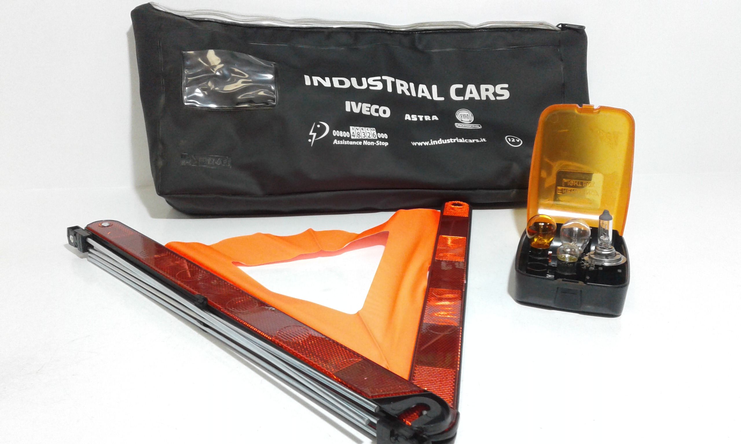 Triangolo Di Emergenza Carpoint - Omologato E, Pesante E Stabile